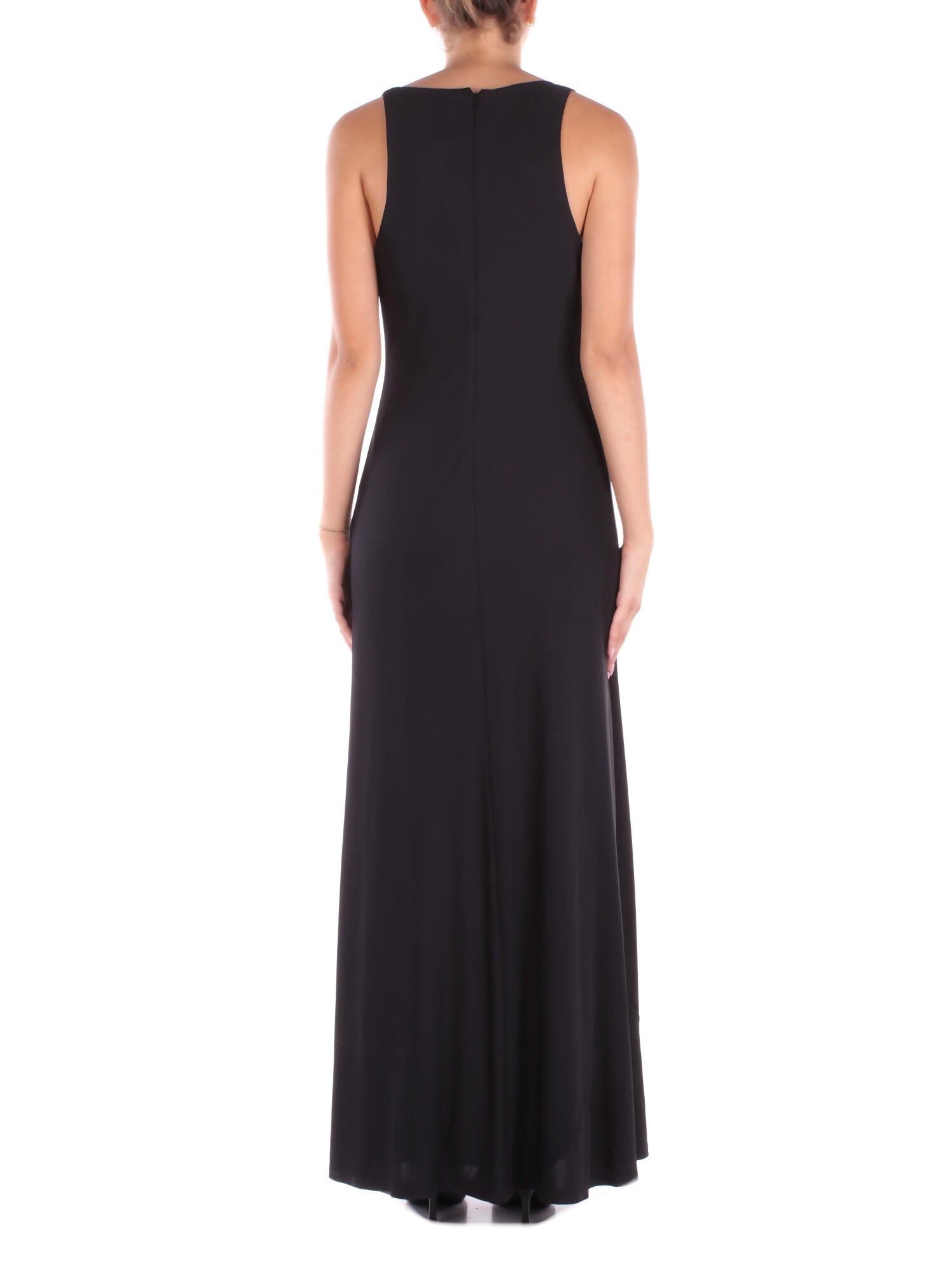 RALPH LAUREN Donna Abito 253971057 001 Elkanah-sleeveless-gown Black