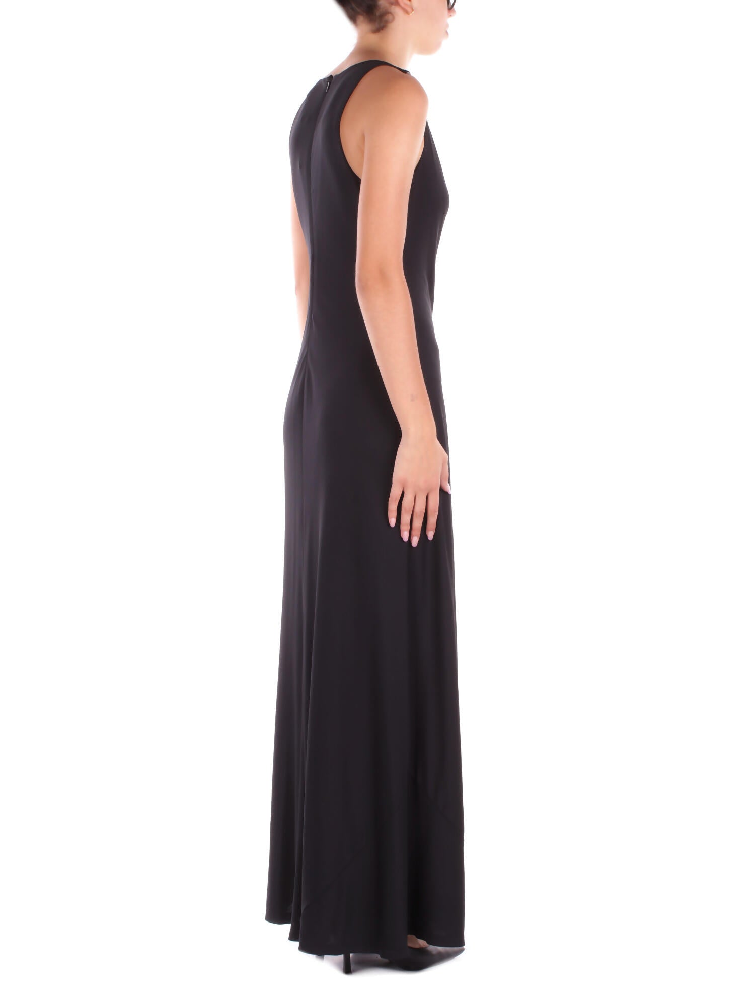 RALPH LAUREN Donna Abito 253971057 001 Elkanah-sleeveless-gown Black