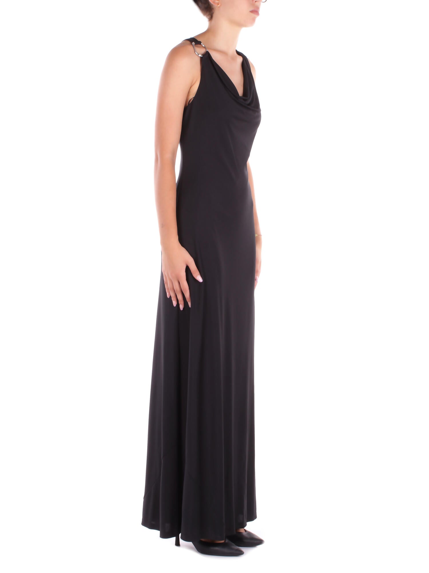 RALPH LAUREN Donna Abito 253971057 001 Elkanah-sleeveless-gown Black
