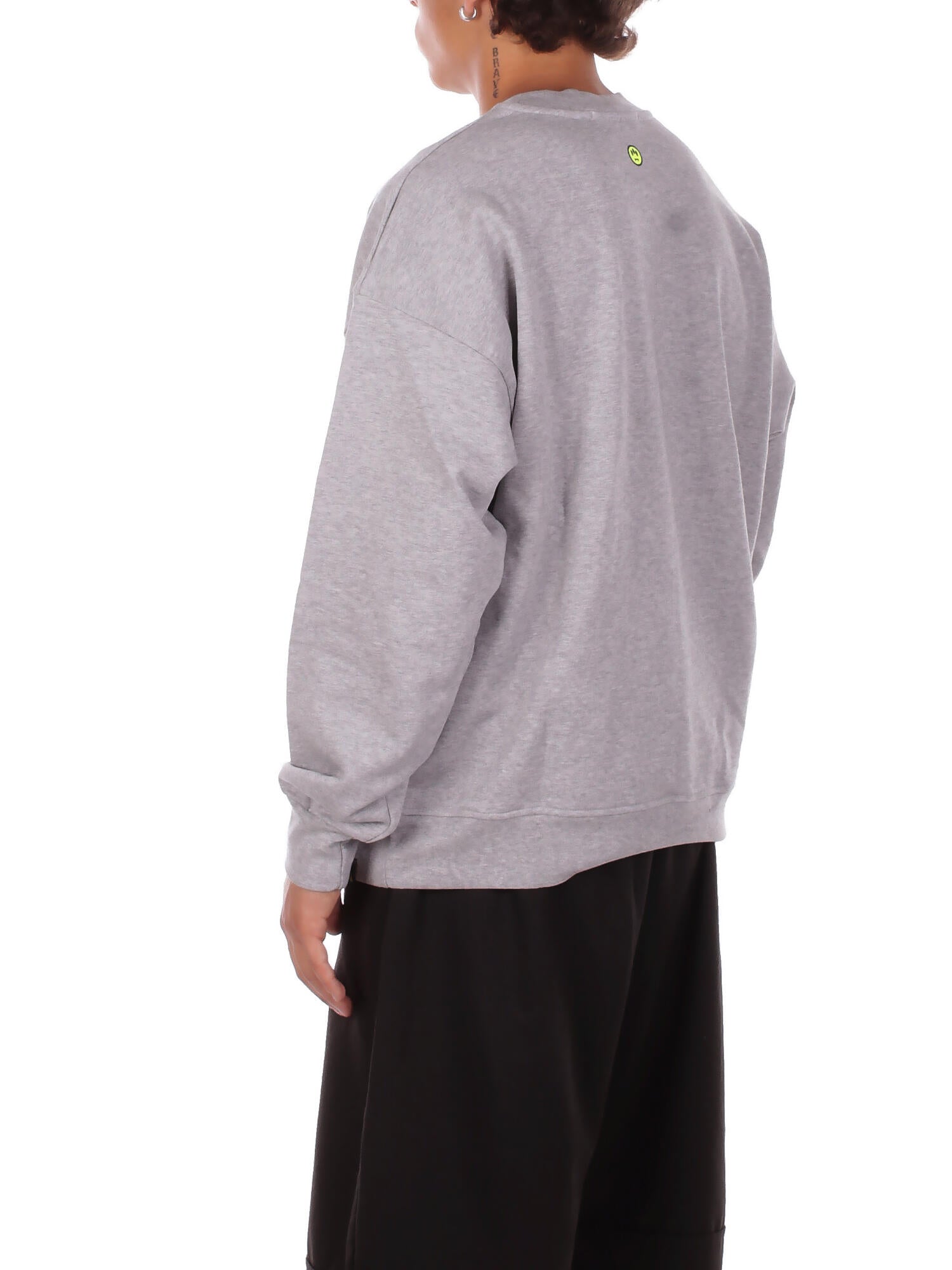 BARROW Unisex Felpa F5BWUASW069 107 Sweatshirt unisex Grigio melange