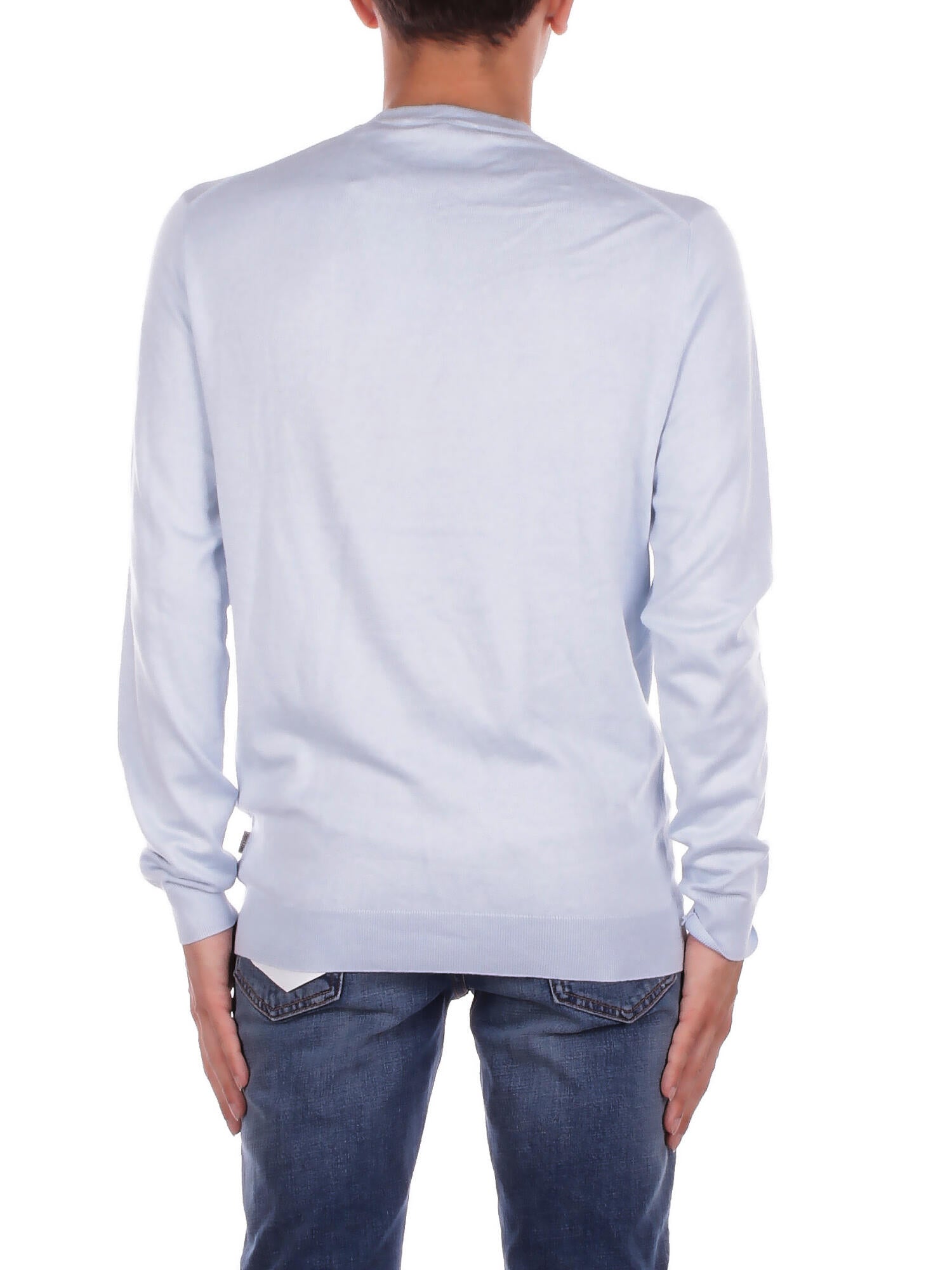 ONLY & SONS Uomo Maglia 22020088 SKYWAY Onswyler life reg 14 ls crew Celeste