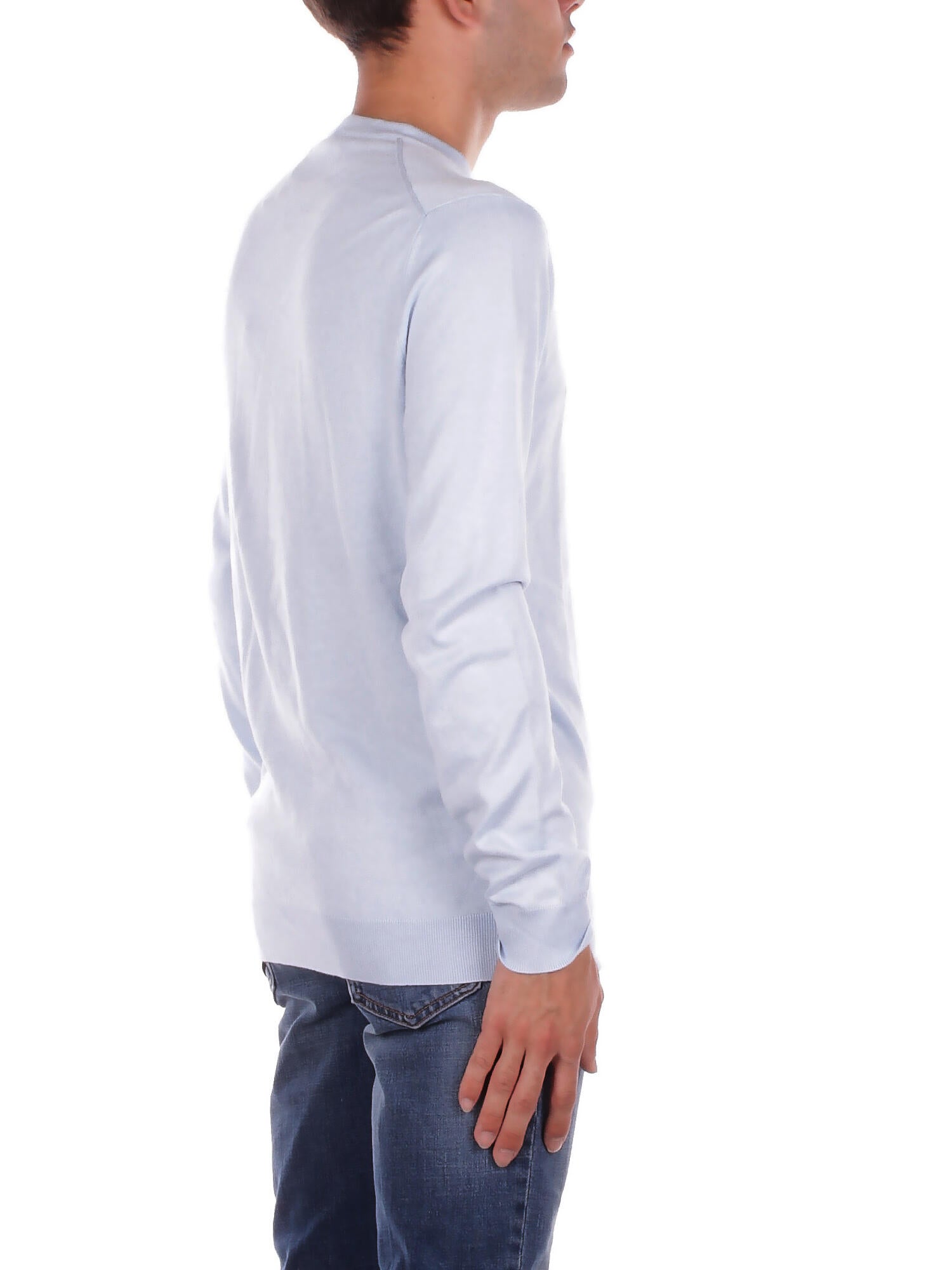 ONLY & SONS Uomo Maglia 22020088 SKYWAY Onswyler life reg 14 ls crew Celeste