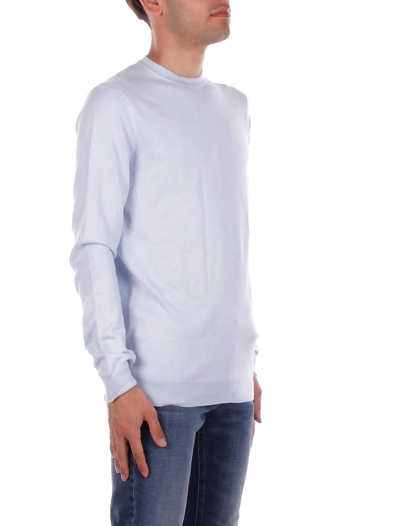 ONLY & SONS Uomo Maglia 22020088 SKYWAY Onswyler life reg 14 ls crew Celeste