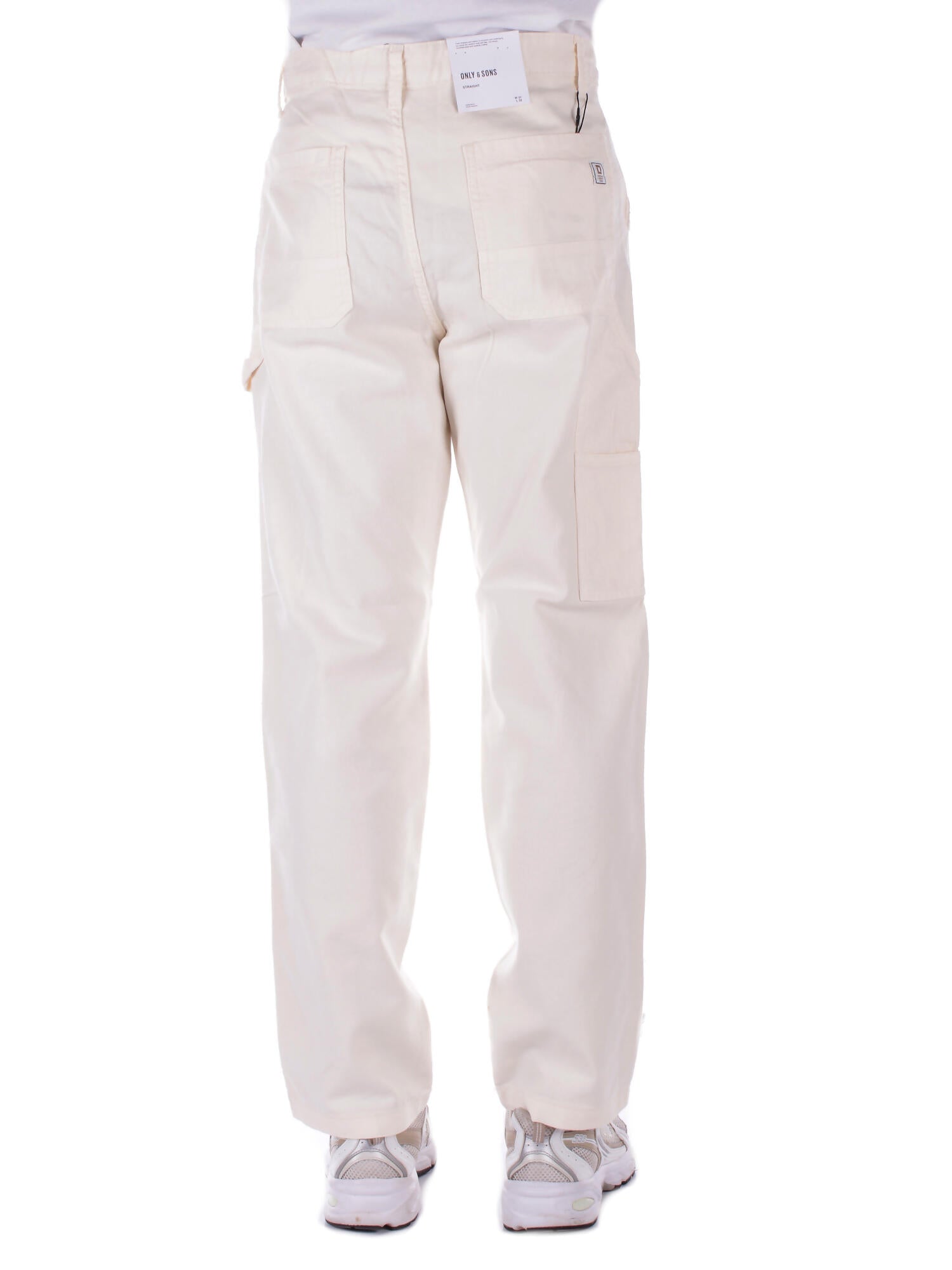 ONLY & SONS Uomo Pantalone 22029796 BEIGE Onsedge carpenter straight Beige