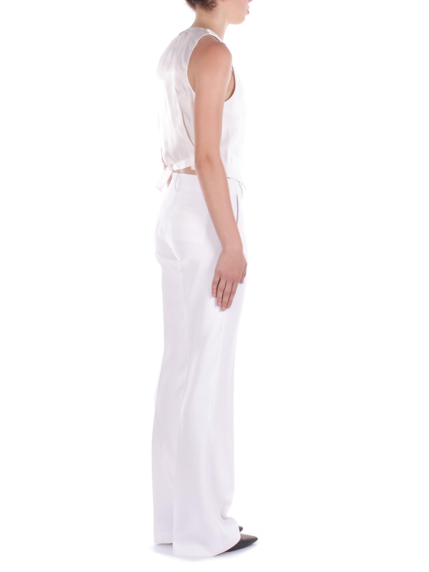 LIU JO Donna Pantalone CA5375T2957 X025A Pantalone fit & flare White