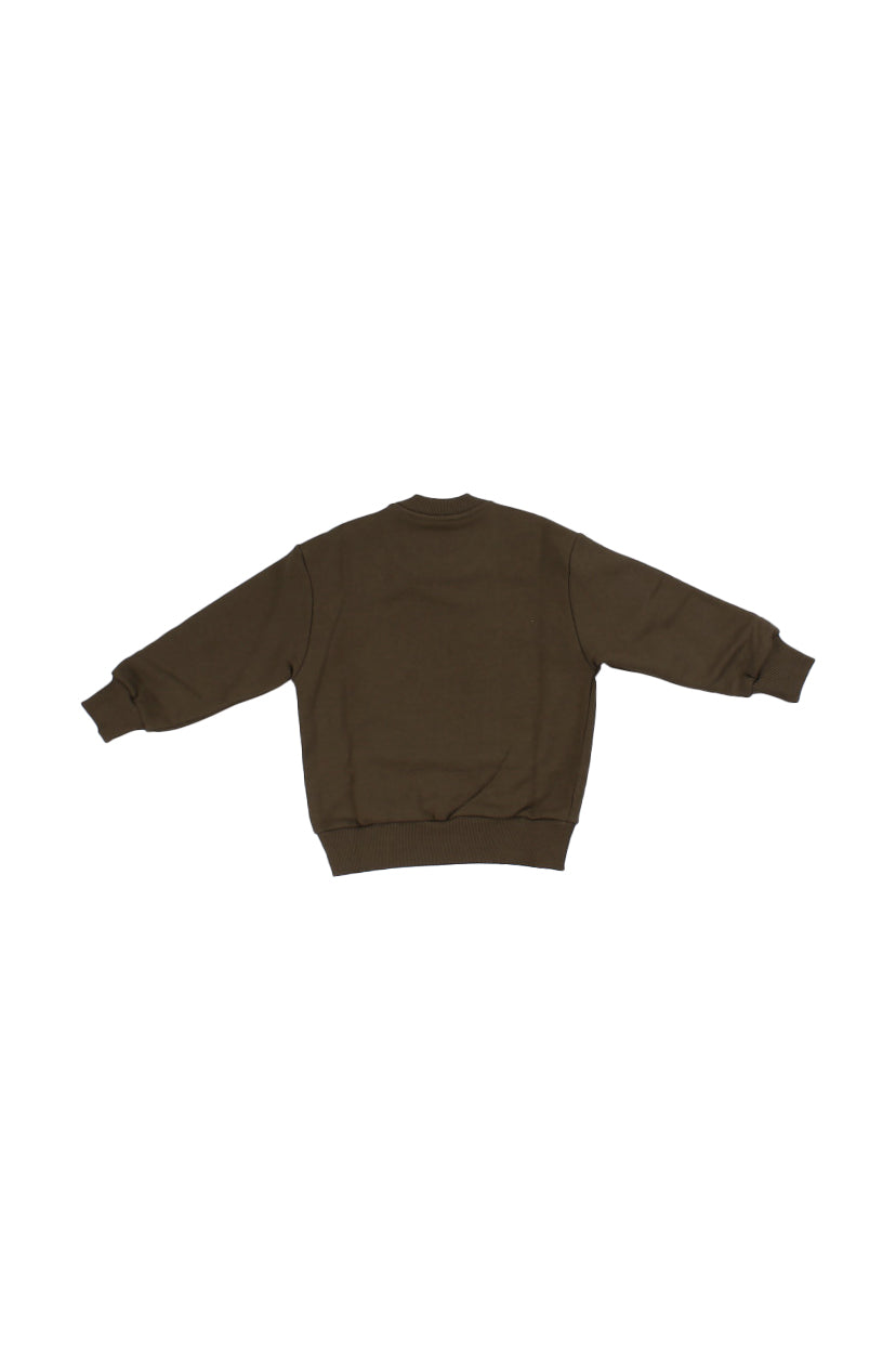 MARKET Bambino Felpa F5MKJBSW033 949 Sweatshirt boy Verde militare