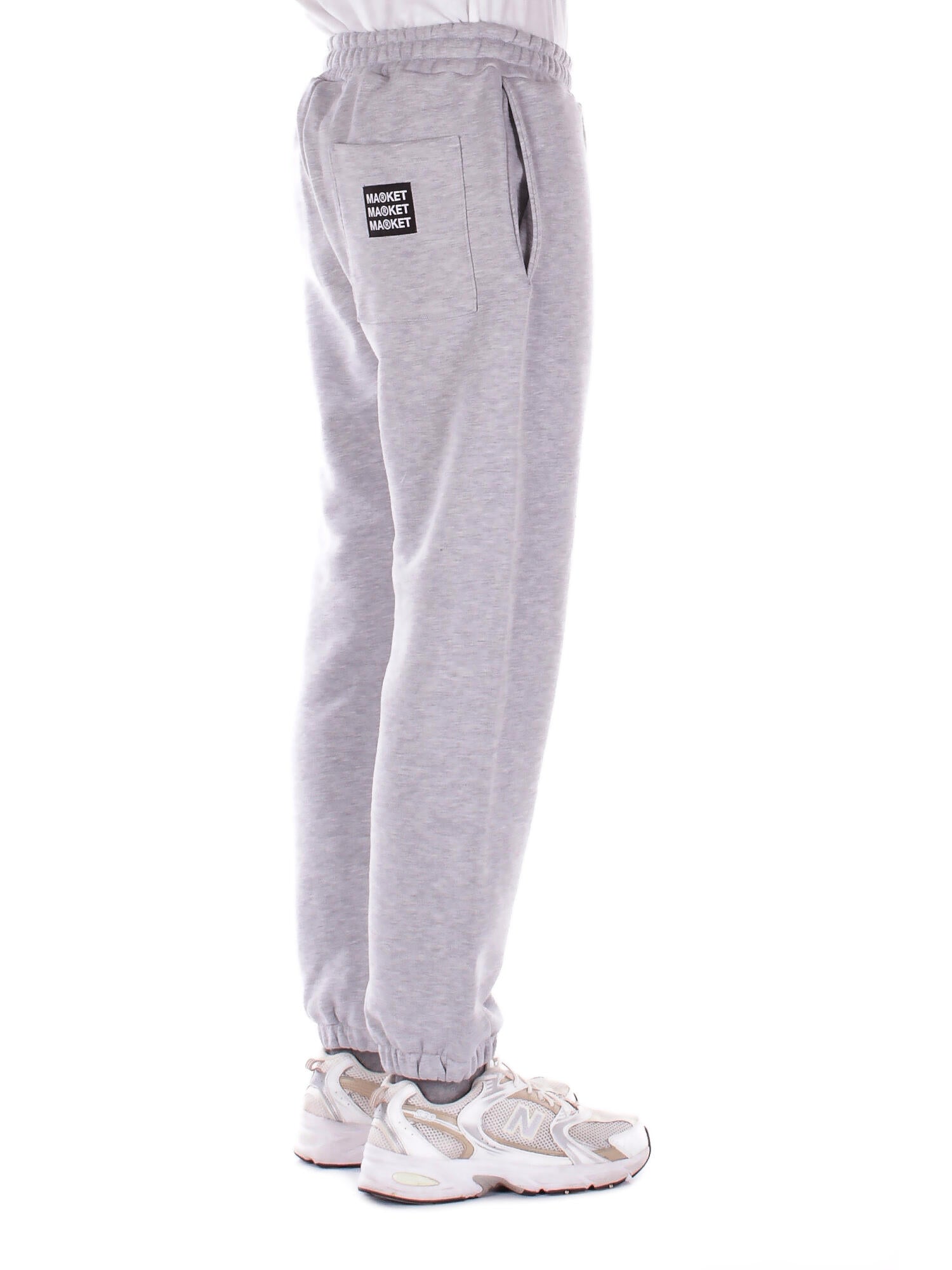 MARKET Uomo Pantalone F5MKMAFP009 955 Sweatpant man Cenere