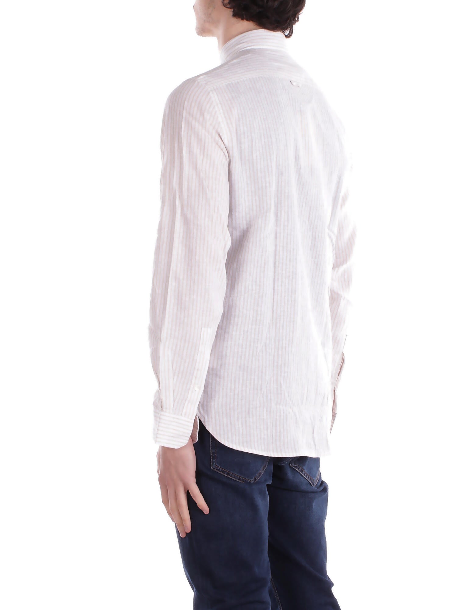 WOOLRICH Uomo Camicia CFWOSI0170MRUT3977 8709 Cotton linen shirt Riga beige