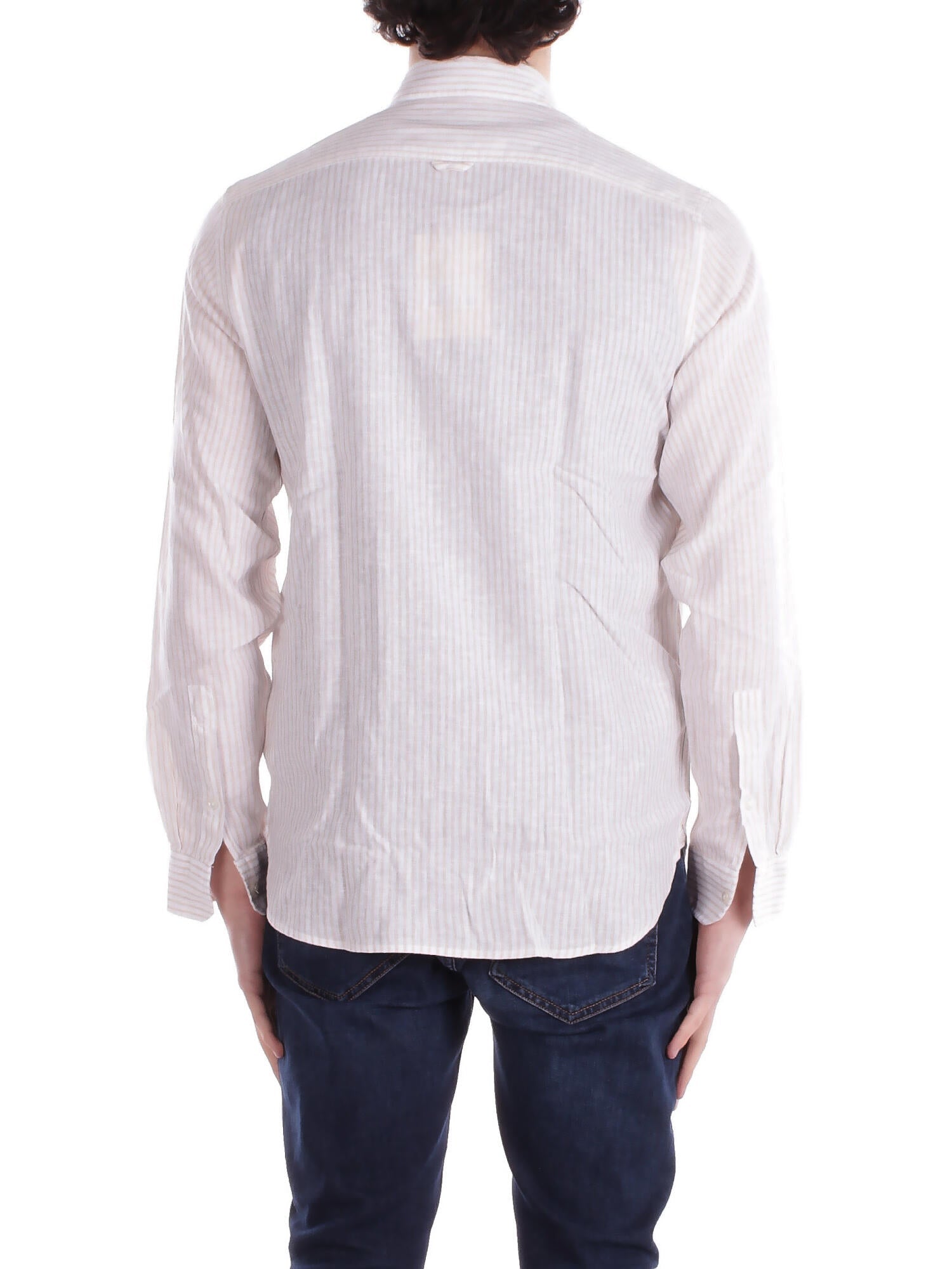 WOOLRICH Uomo Camicia CFWOSI0170MRUT3977 8709 Cotton linen shirt Riga beige