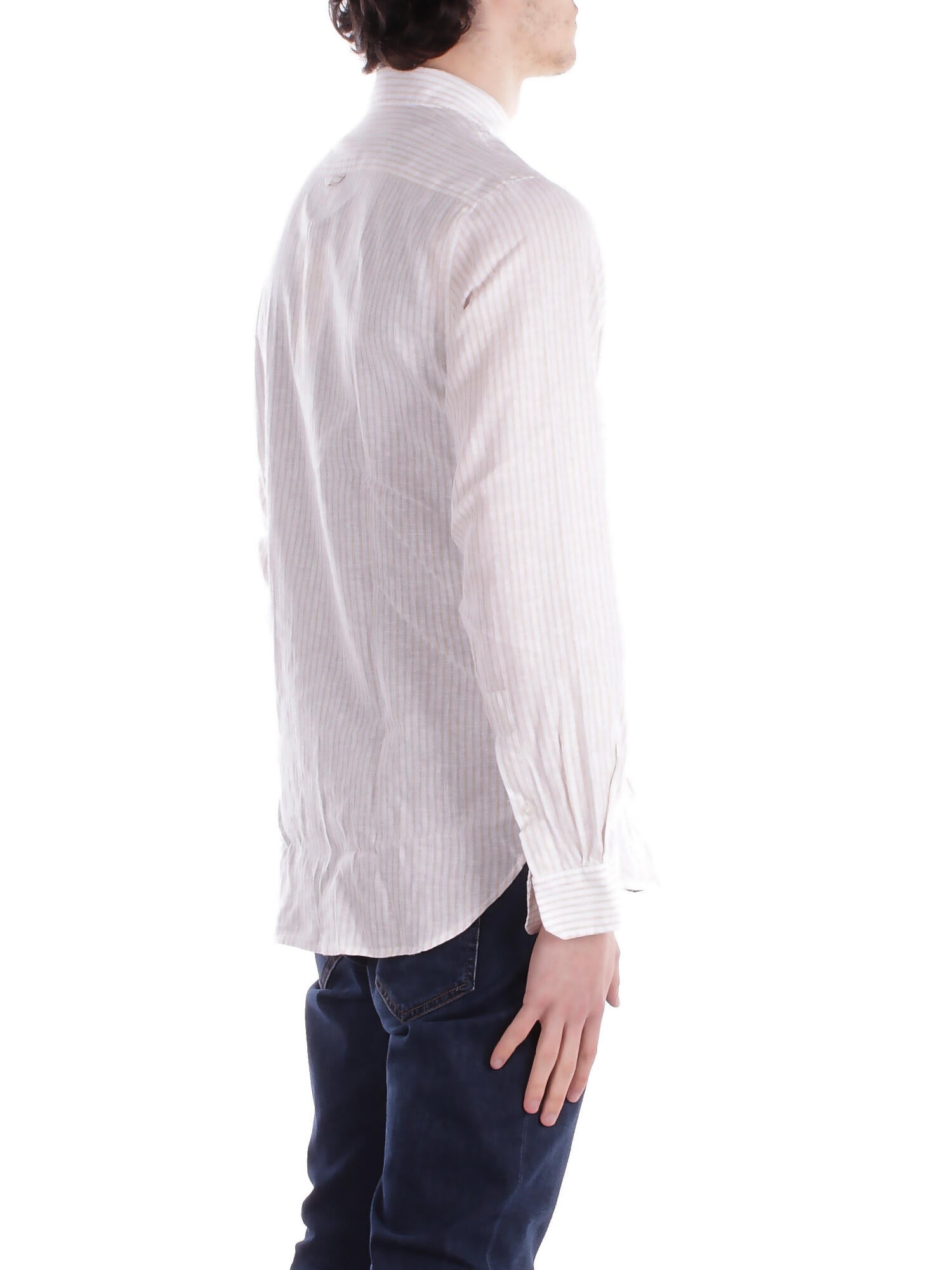 WOOLRICH Uomo Camicia CFWOSI0170MRUT3977 8709 Cotton linen shirt Riga beige