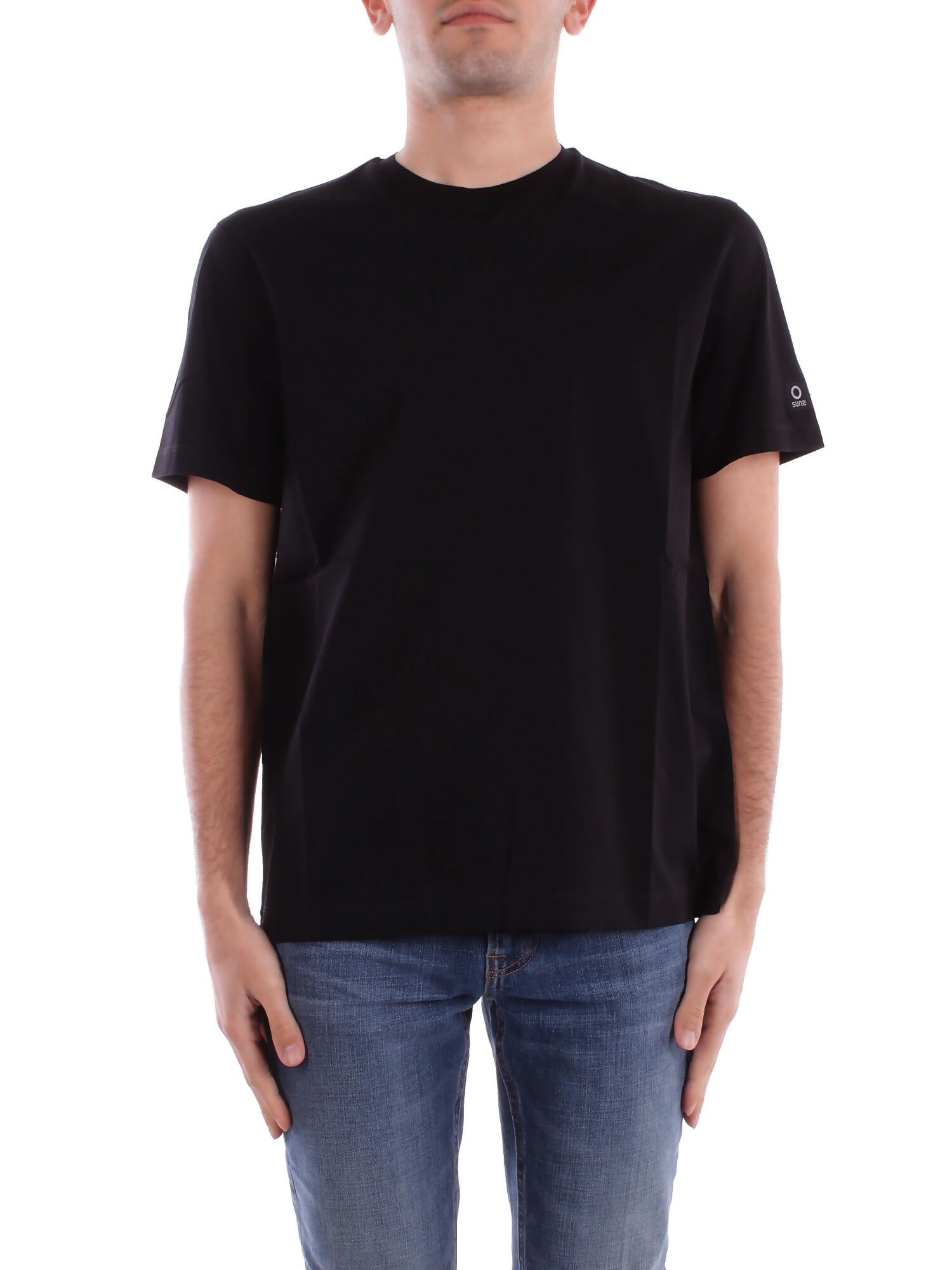 SUNS Uomo T-shirt TSS51039U BLACK T-shirt paul lux Black