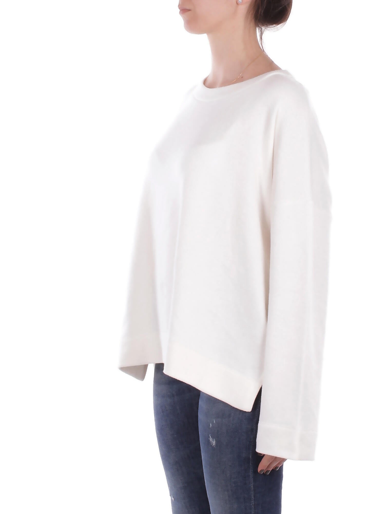 DONDUP Donna Felpa F515 KF0253XXX 002 Felpa Latte