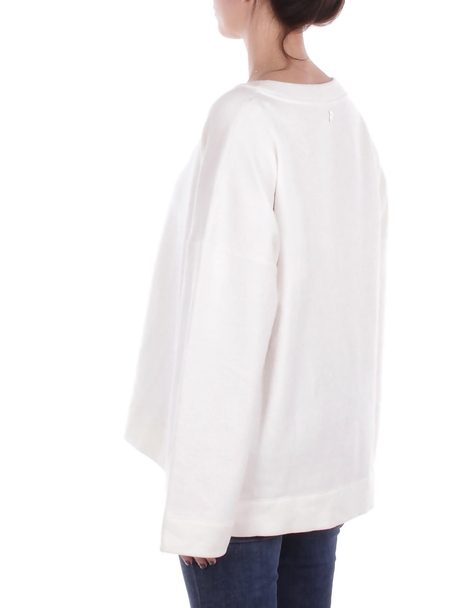 DONDUP Donna Felpa F515 KF0253XXX 002 Felpa Latte