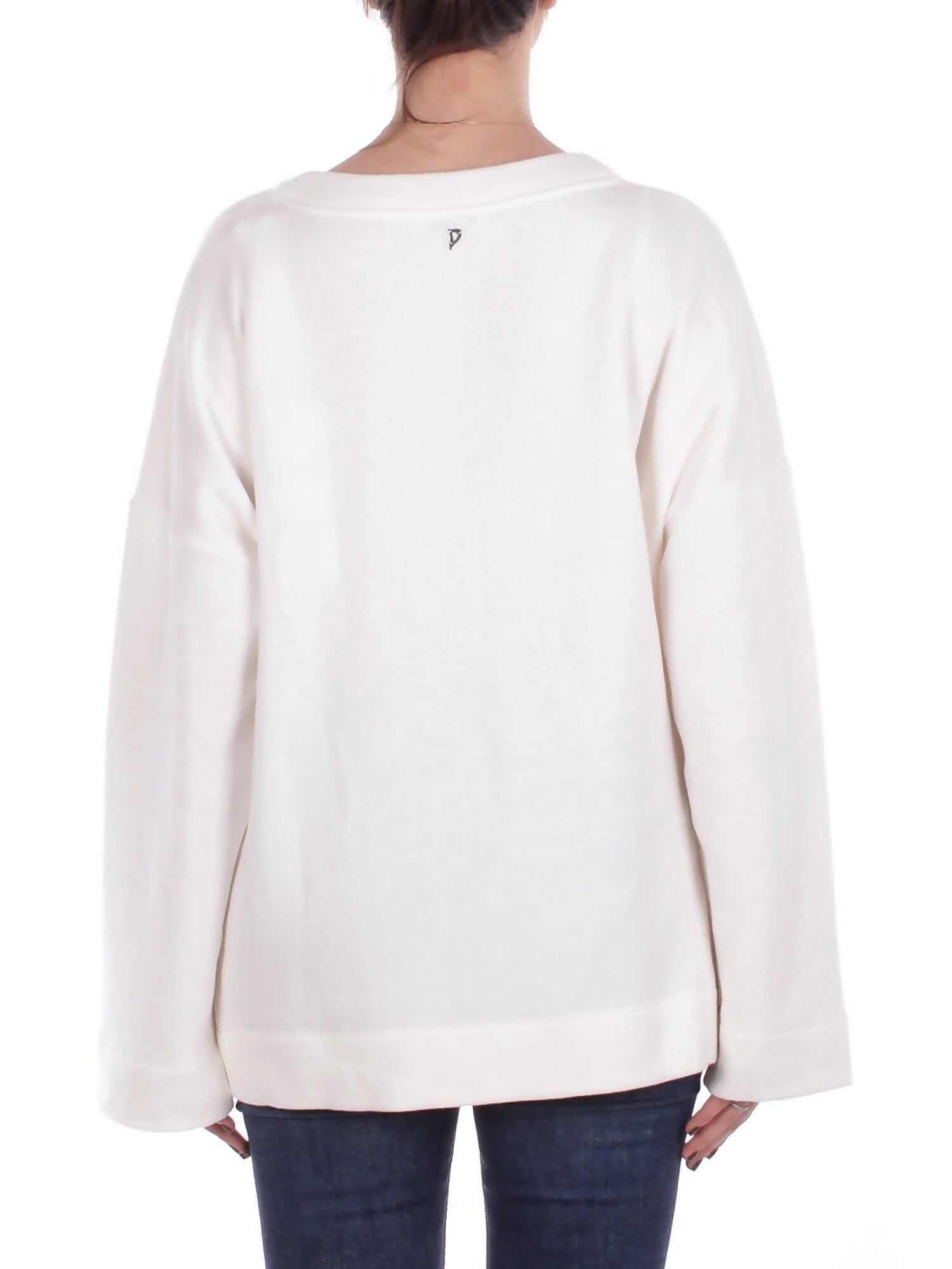DONDUP Donna Felpa F515 KF0253XXX 002 Felpa Latte