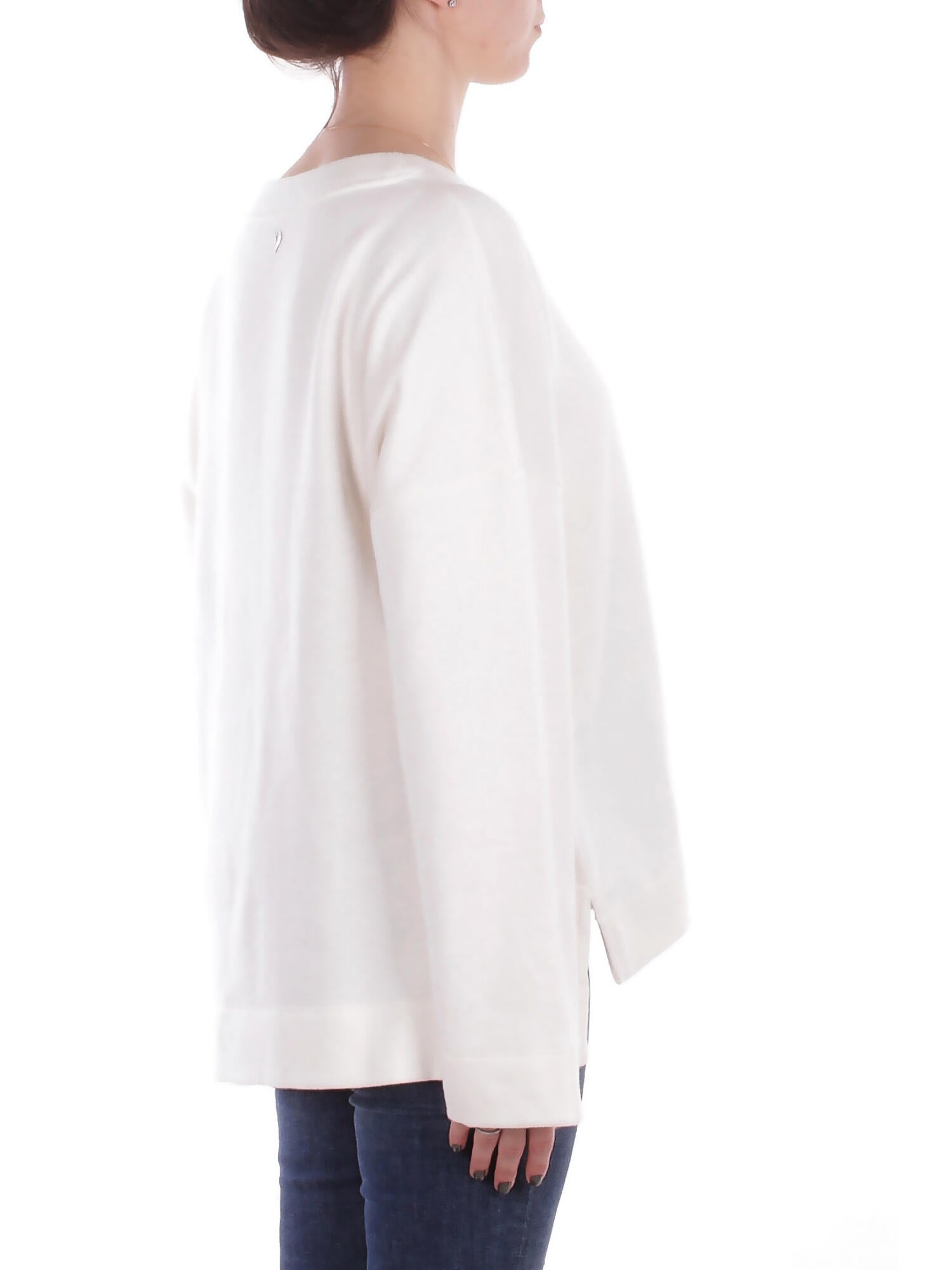 DONDUP Donna Felpa F515 KF0253XXX 002 Felpa Latte