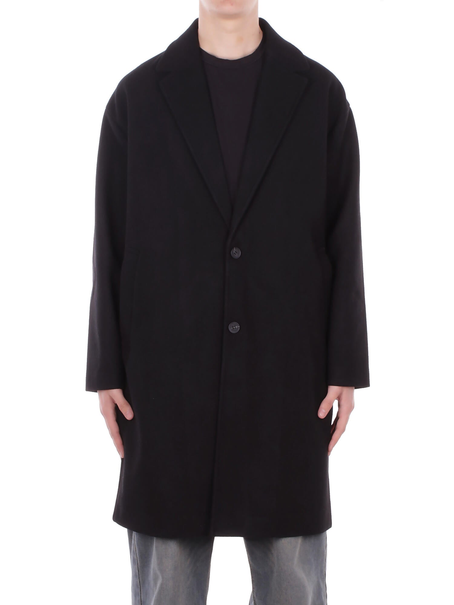 ONLY & SONS Uomo Cappotto 22031195 BLACK Onsworf life oversize coat otw Black