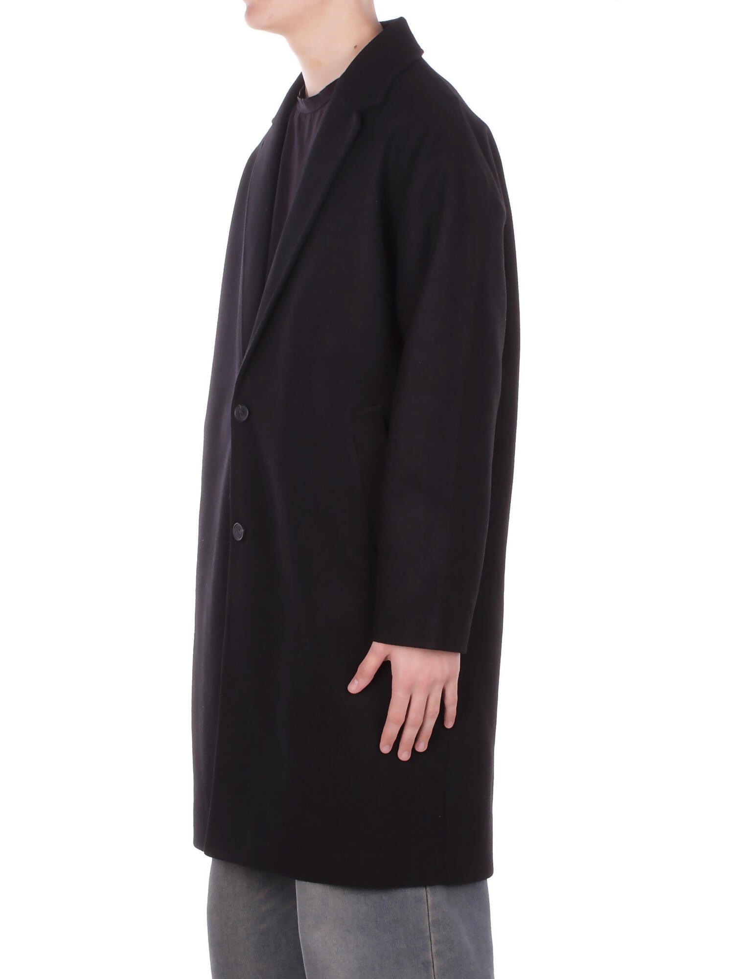 ONLY & SONS Uomo Cappotto 22031195 BLACK Onsworf life oversize coat otw Black