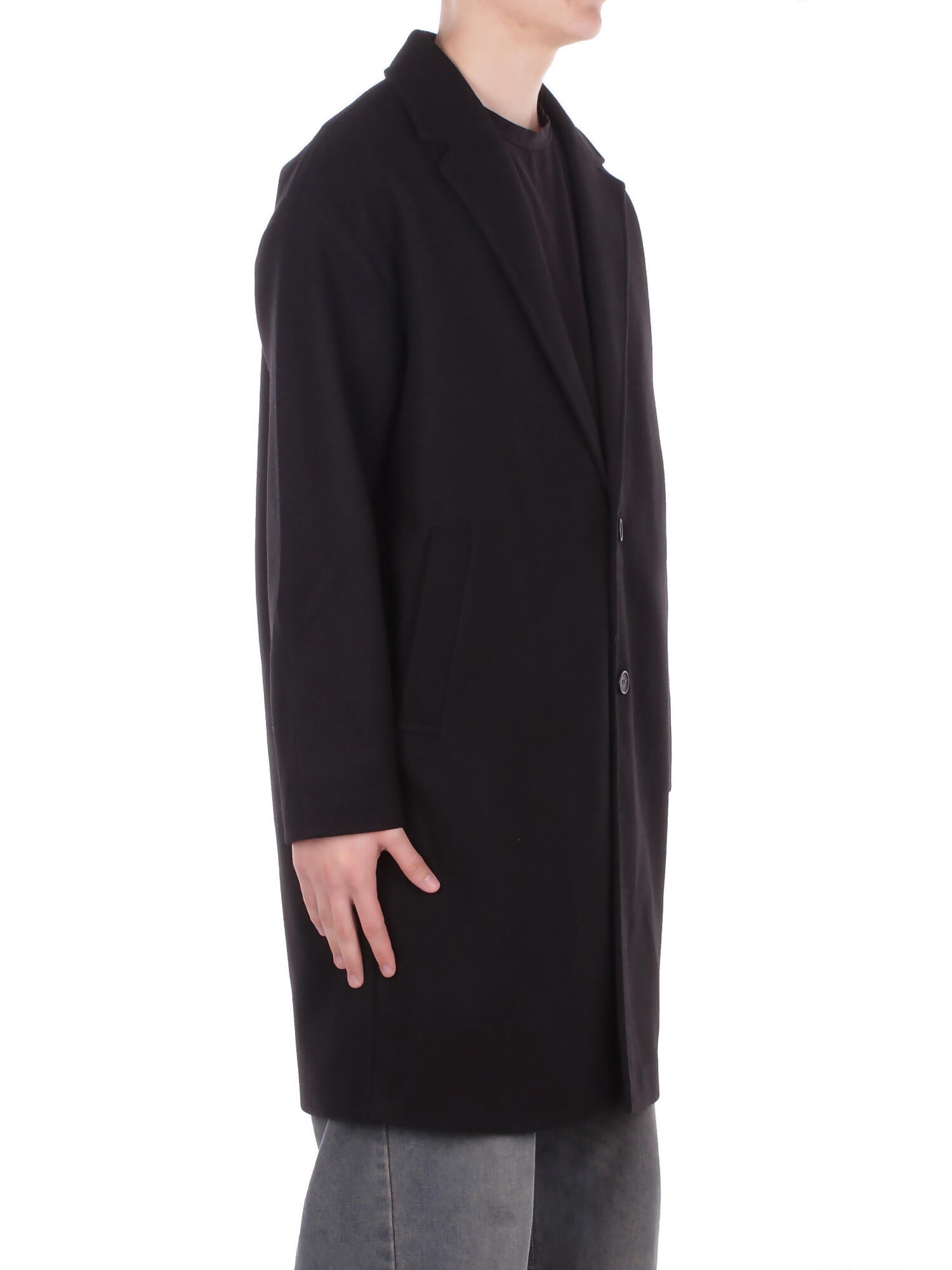 ONLY & SONS Uomo Cappotto 22031195 BLACK Onsworf life oversize coat otw Black