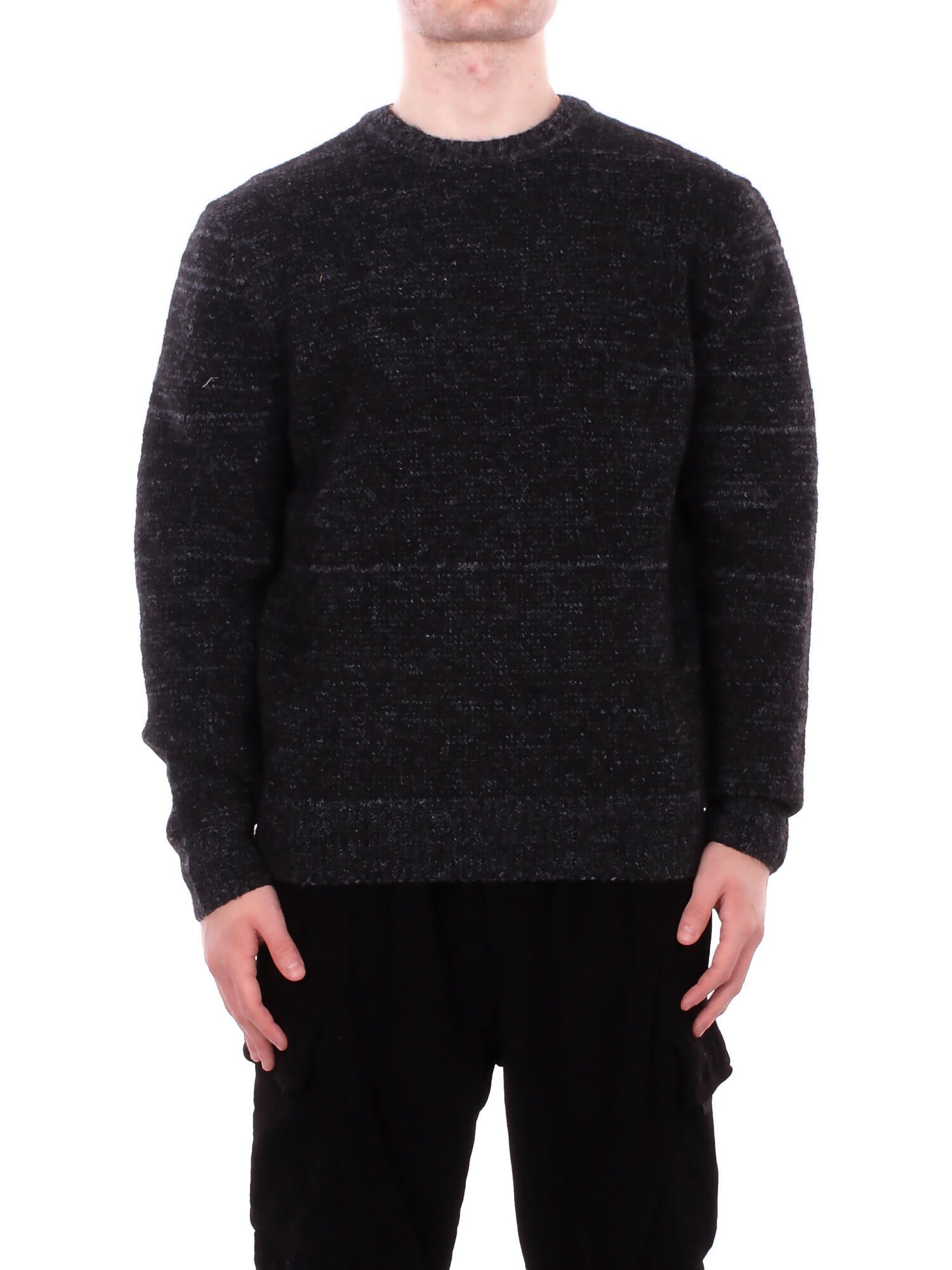 ONLY & SONS Uomo Maglia 22035028 BLACK Onsbay reg ls crew knit Black