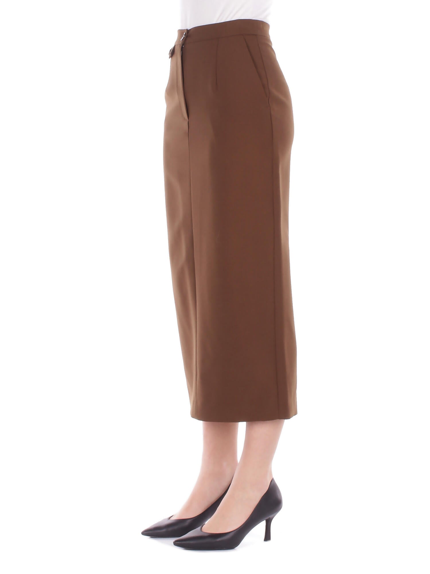 SOLOTRE Donna Gonna M1F0038 FU66S Elegante Caffe