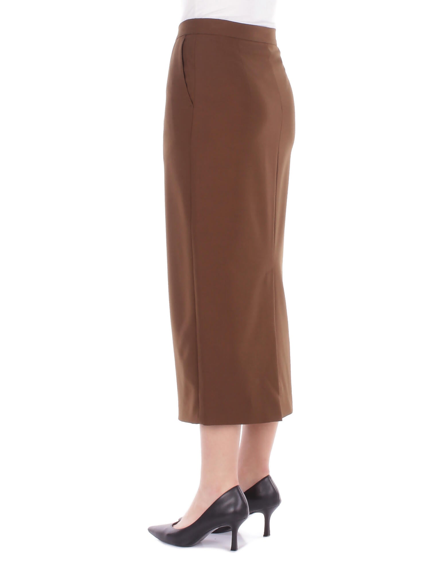 SOLOTRE Donna Gonna M1F0038 FU66S Elegante Caffe