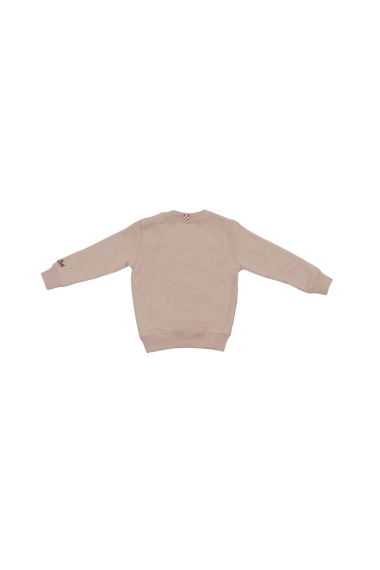 MC2 SAINT BARTH Bambino Maglia HUT0004 00563I 11 Hutton n st moritz bear Marrone