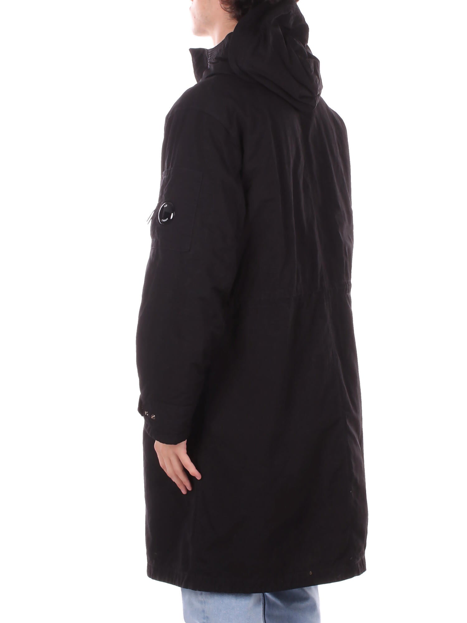 Giubbotto Uomo CP COMPANY 19CMOW095A 110305G 999 Outerwear log jkt in twill Black