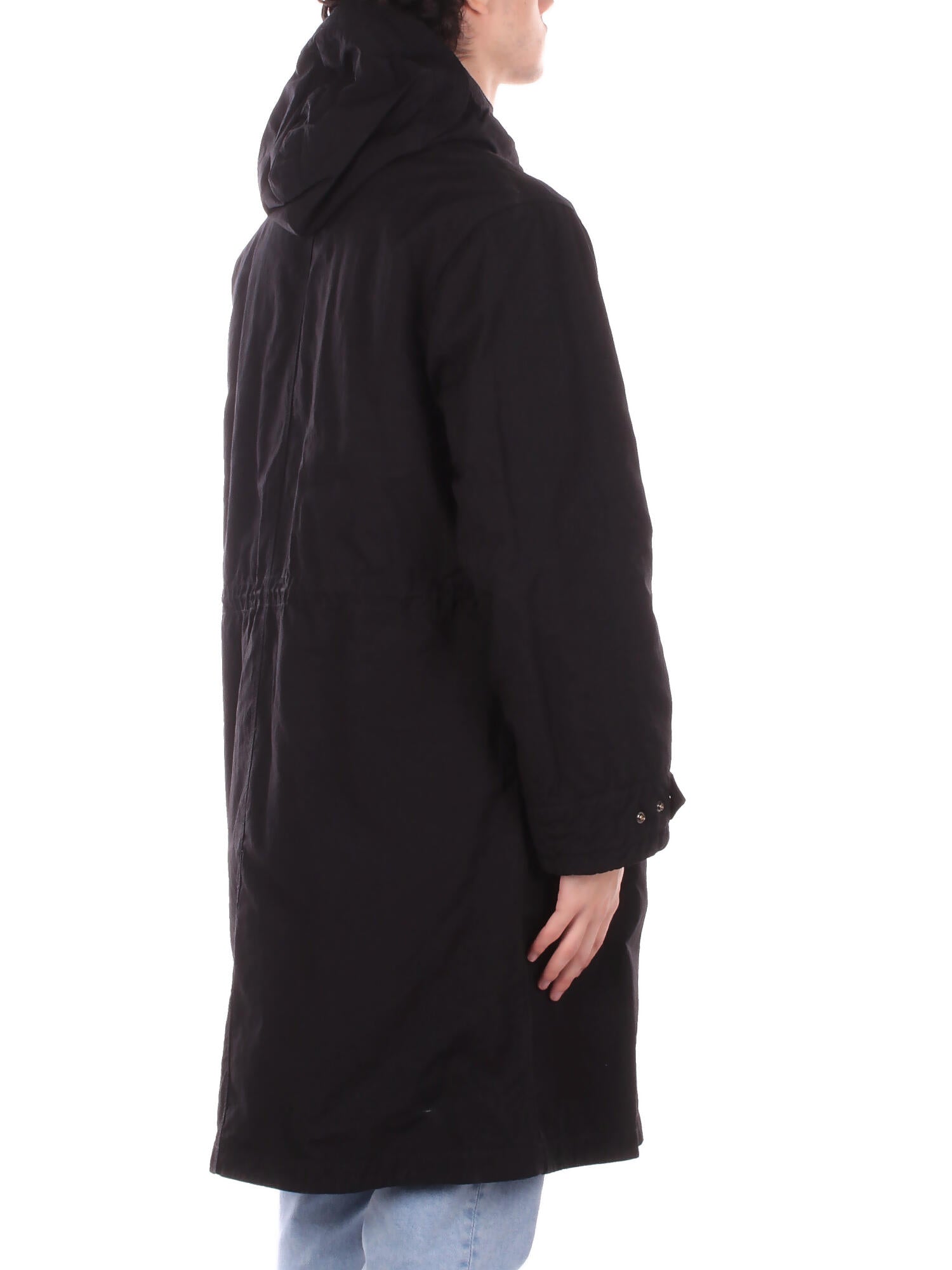 Giubbotto Uomo CP COMPANY 19CMOW095A 110305G 999 Outerwear log jkt in twill Black