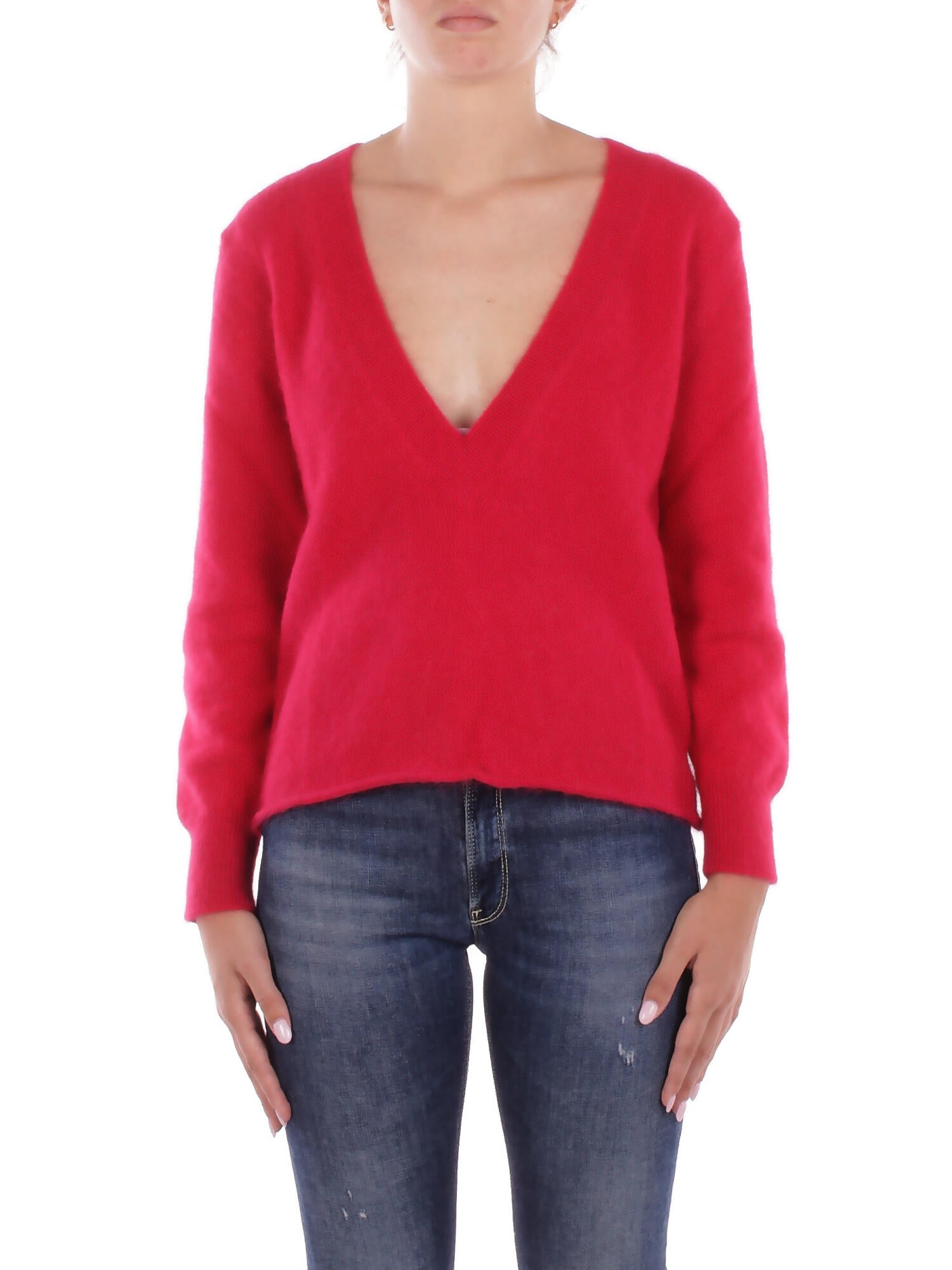 SOLOTRE Donna Maglia M3F0080 FU45S MAGENTA Magenta