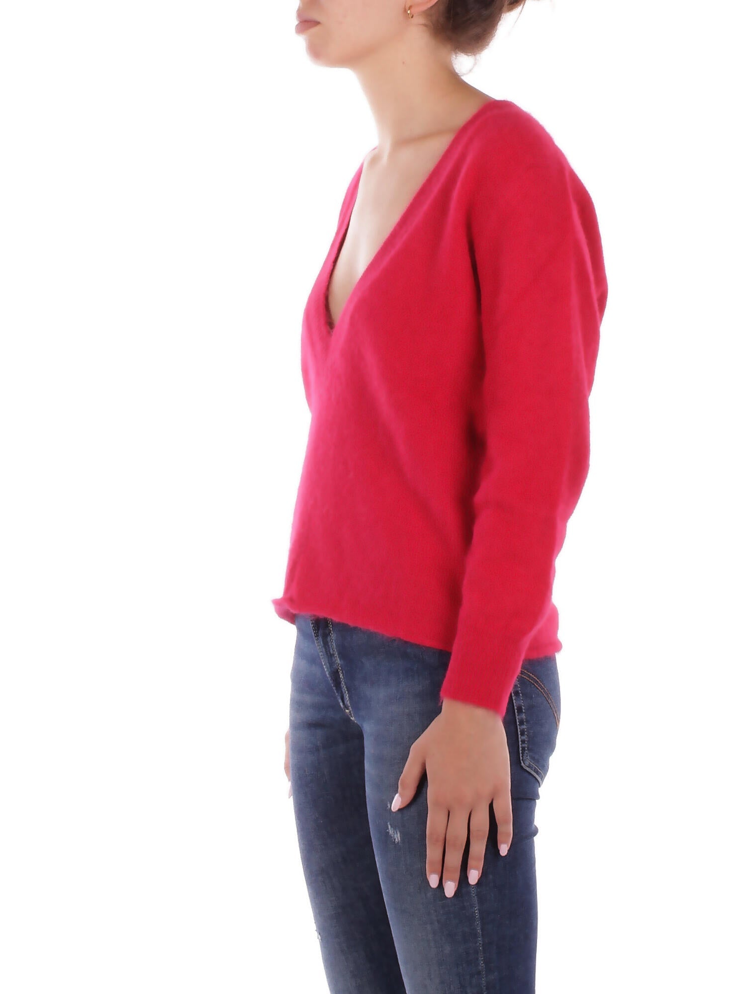 SOLOTRE Donna Maglia M3F0080 FU45S MAGENTA Magenta