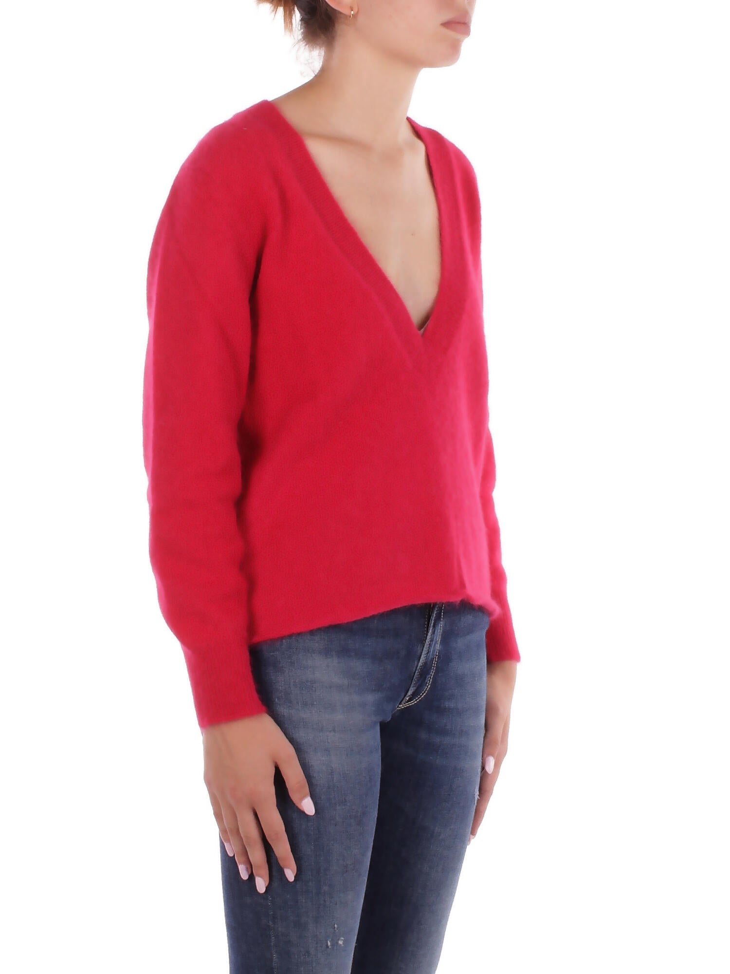 SOLOTRE Donna Maglia M3F0080 FU45S MAGENTA Magenta