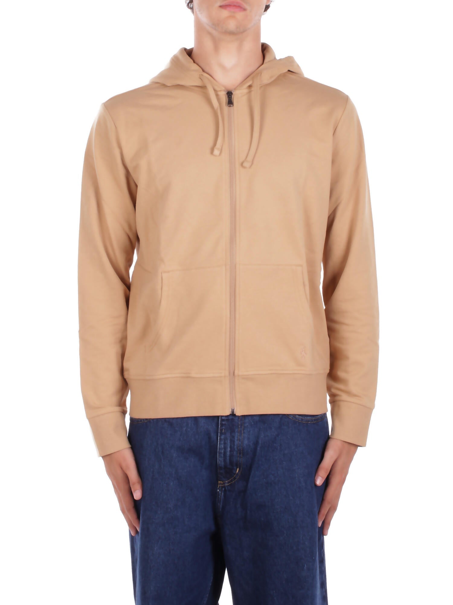 RALPH LAUREN Uomo Felpa 714962527 008 Hoodie lounge top Cammello