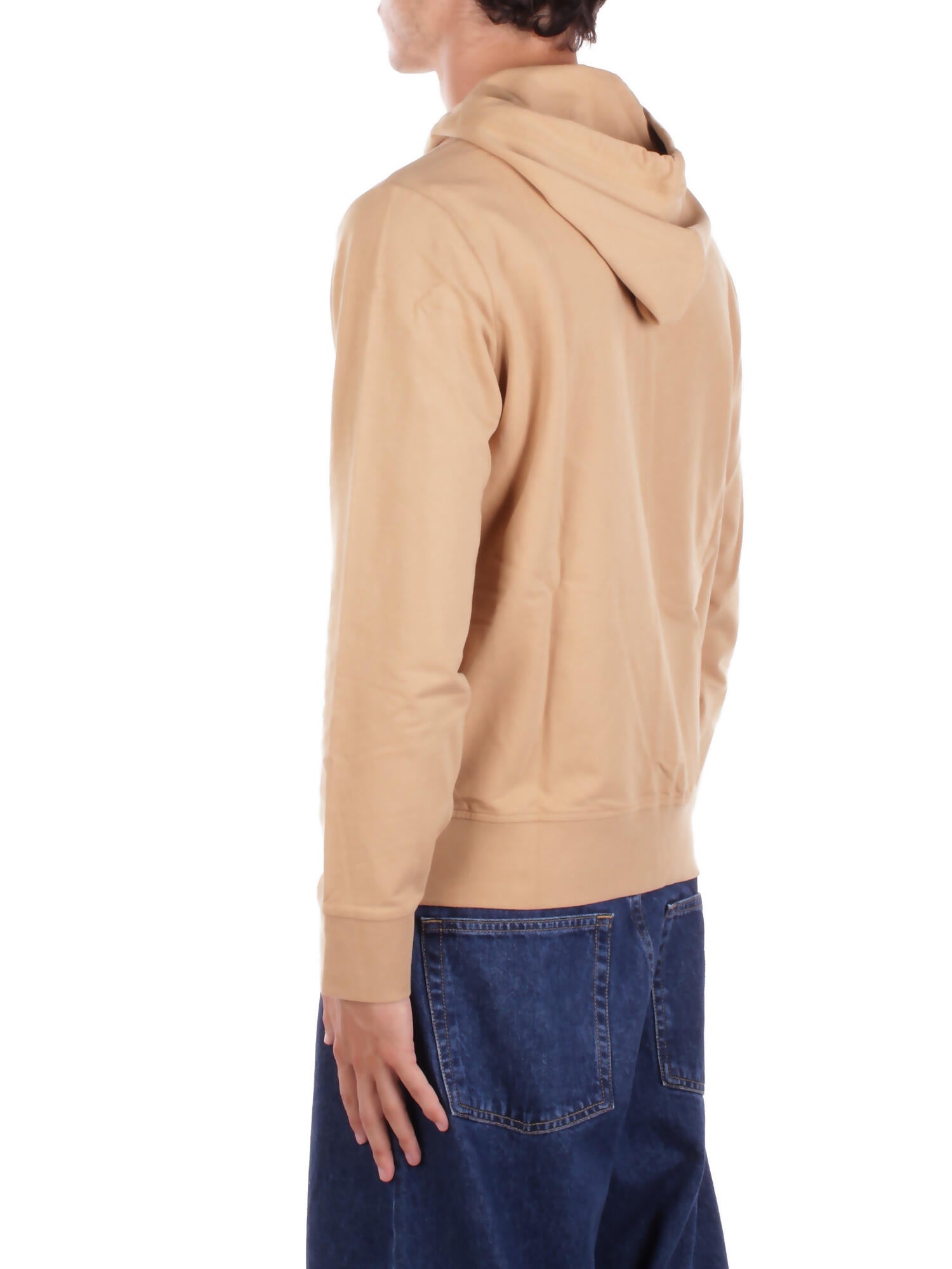 RALPH LAUREN Uomo Felpa 714962527 008 Hoodie lounge top Cammello