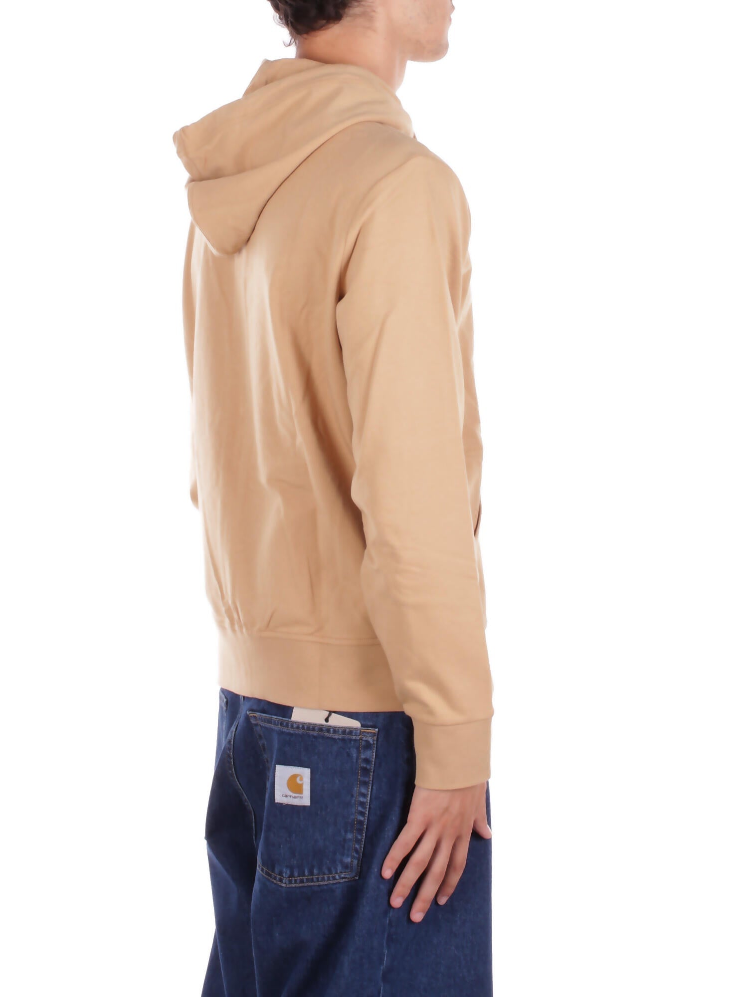 RALPH LAUREN Uomo Felpa 714962527 008 Hoodie lounge top Cammello