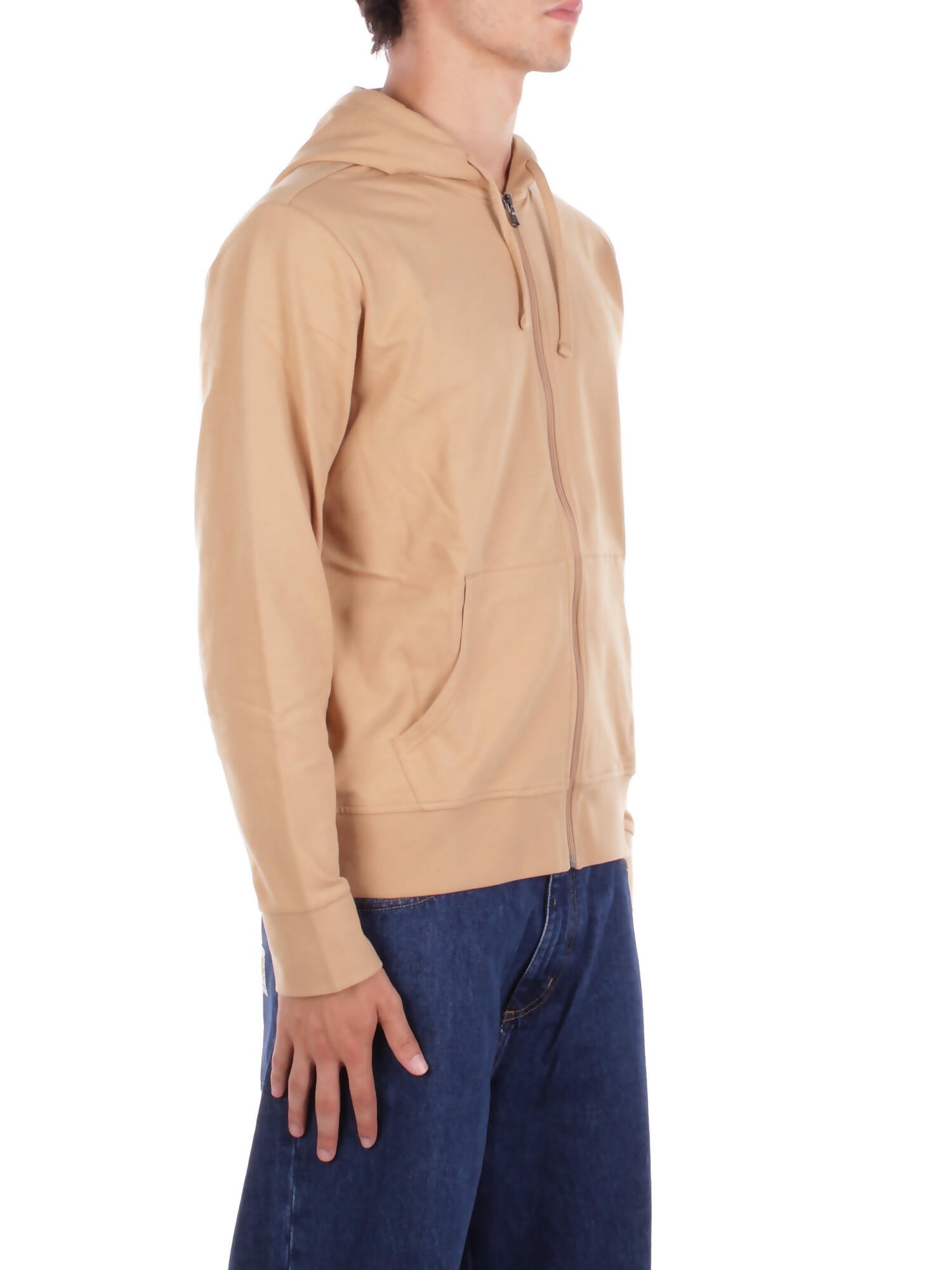 RALPH LAUREN Uomo Felpa 714962527 008 Hoodie lounge top Cammello