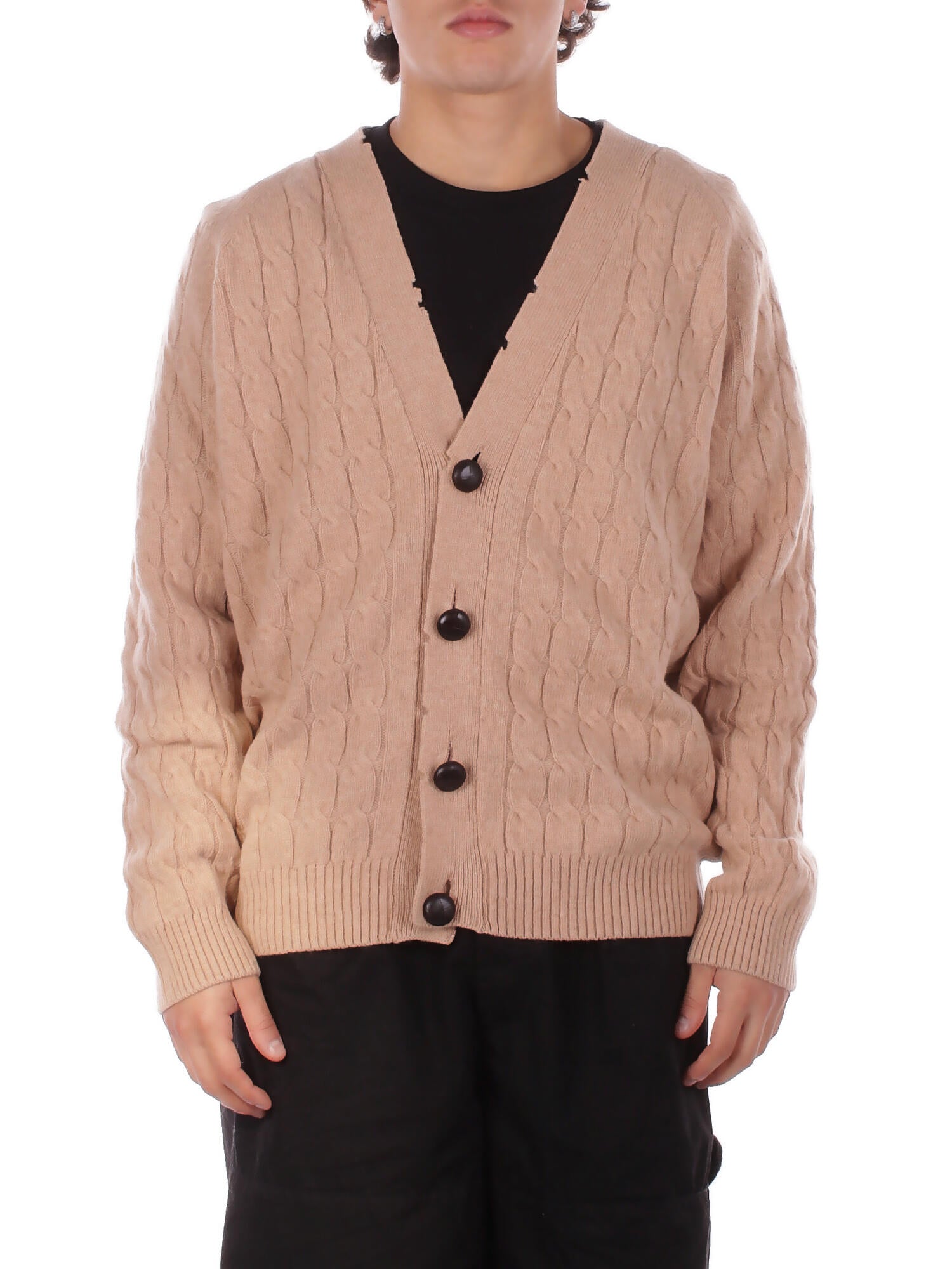 AMARANTO Uomo Maglia B9F0095 FU06M Knitwear Beige