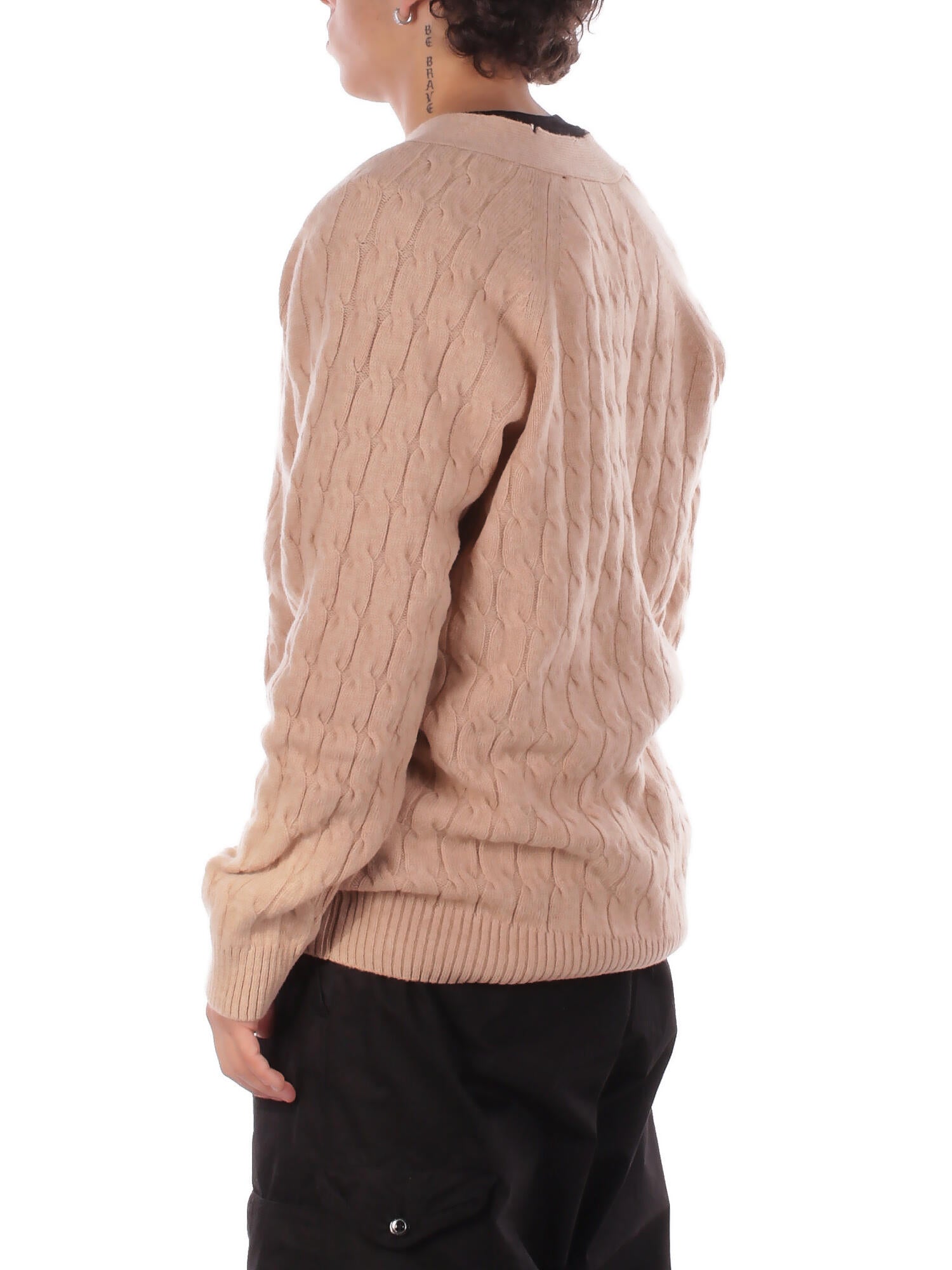 AMARANTO Uomo Maglia B9F0095 FU06M Knitwear Beige
