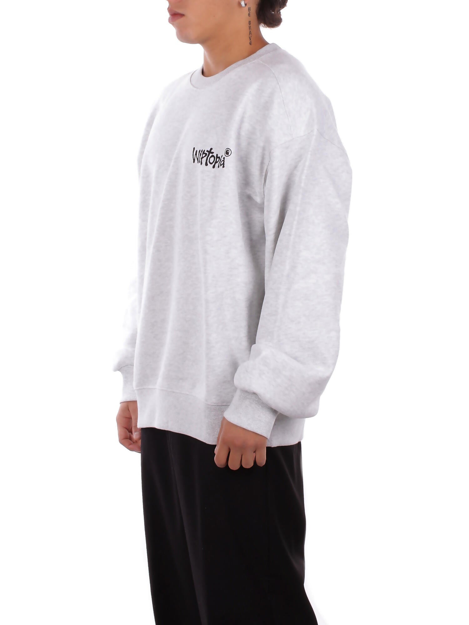 CARHARTT WIP Uomo Felpa I035644 482 XX Wiptopia sweatshirt Grigio
