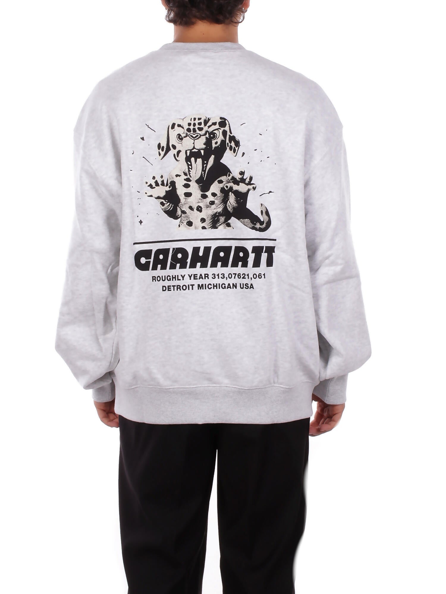 CARHARTT WIP Uomo Felpa I035644 482 XX Wiptopia sweatshirt Grigio