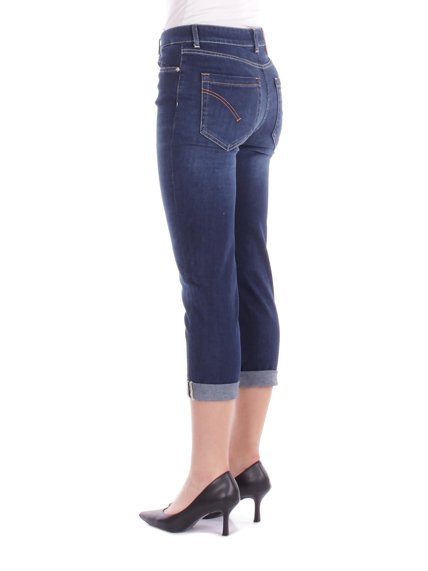 DONDUP Donna Jeans DP268B DS0345LG9 800 Pantalone koons bott gioiello Denim