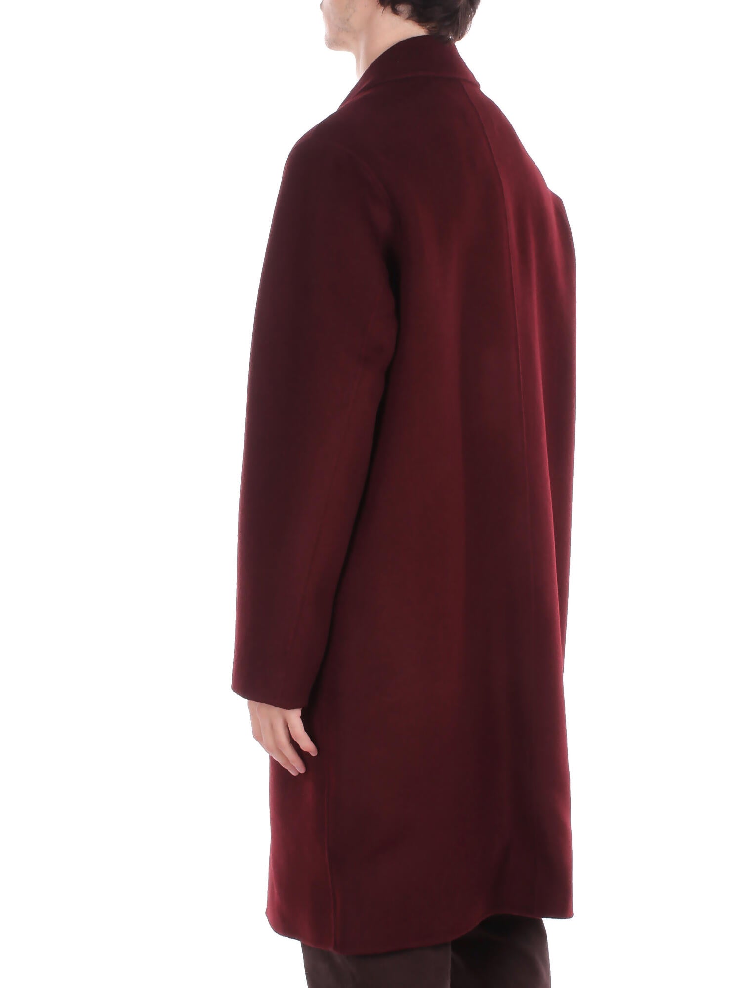 AMARANTO Uomo Cappotto B6F0022 FU39M Cappotto Melanzana