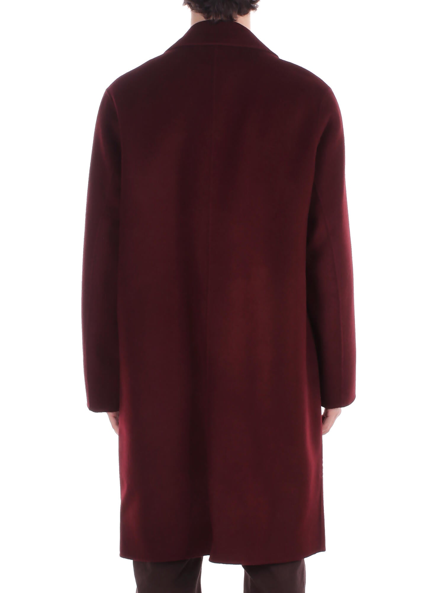 AMARANTO Uomo Cappotto B6F0022 FU39M Cappotto Melanzana