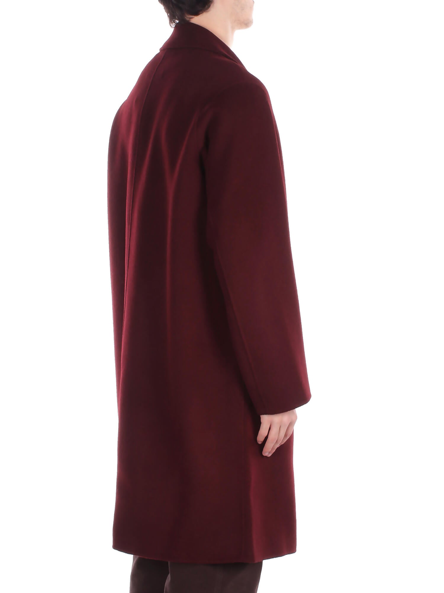 AMARANTO Uomo Cappotto B6F0022 FU39M Cappotto Melanzana