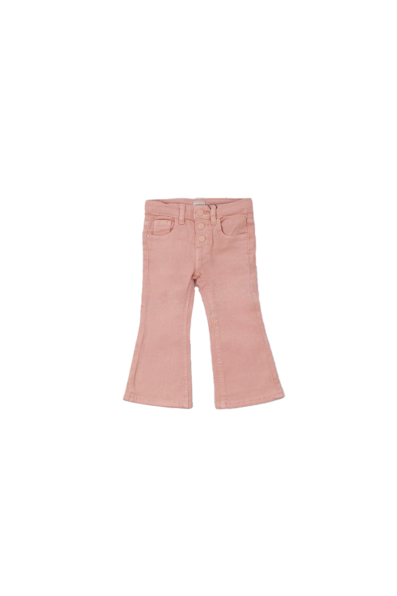 GUESS Bambina Pantalone K5RB05 WE620 G6L1 Gmd str bull dnm flare pants Pesca