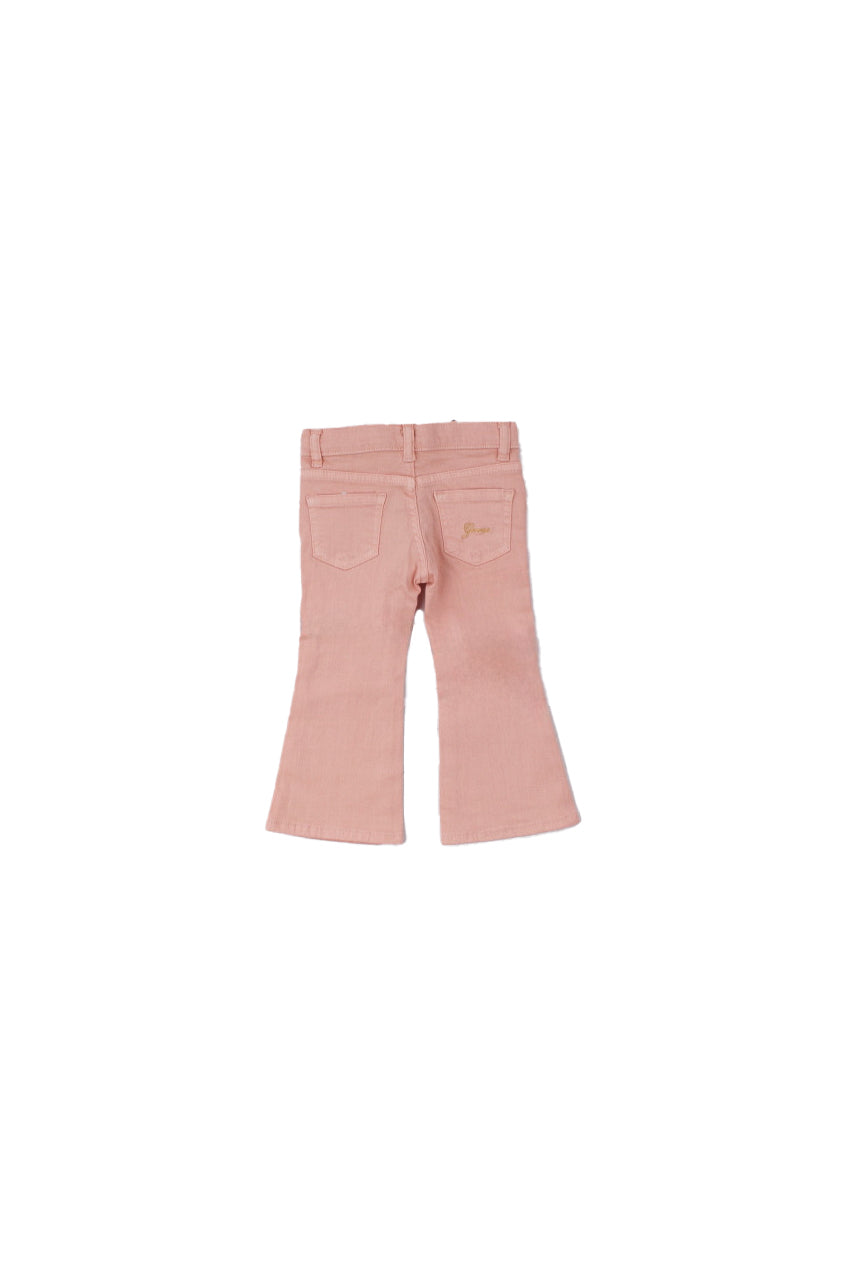 GUESS Bambina Pantalone K5RB05 WE620 G6L1 Gmd str bull dnm flare pants Pesca