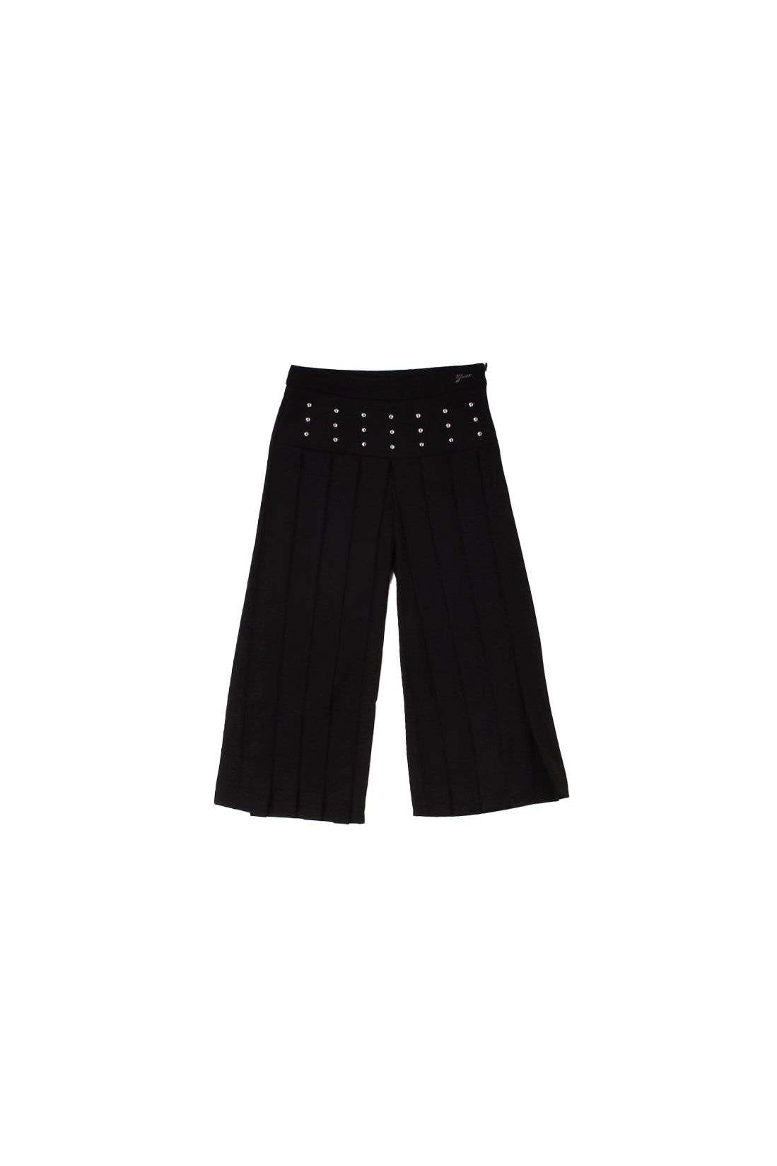 GUESS Bambina Pantalone J5RB00 WGUL0 JBLK Crepe culotte pants ceremony Black
