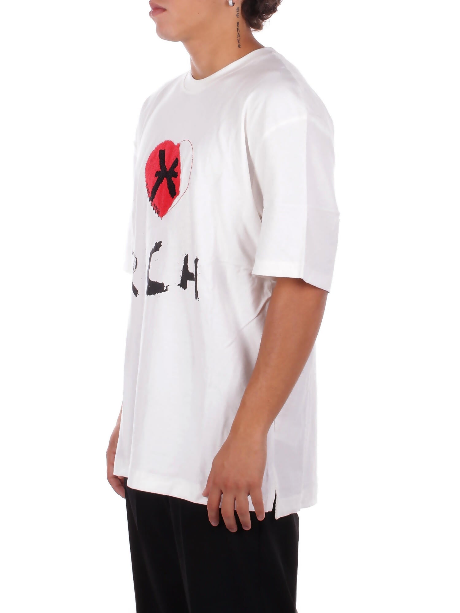 JOHN RICHMOND Uomo T-shirt UMA25421TS OFF WHITE T-shirt kouto Off white