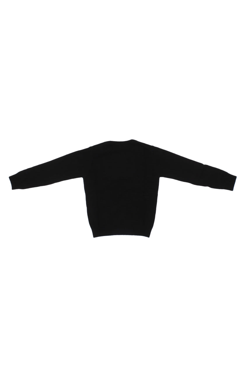 MC2 SAINT BARTH Bambina Maglia PRC0001 00553I 00# Princess adoro Nero