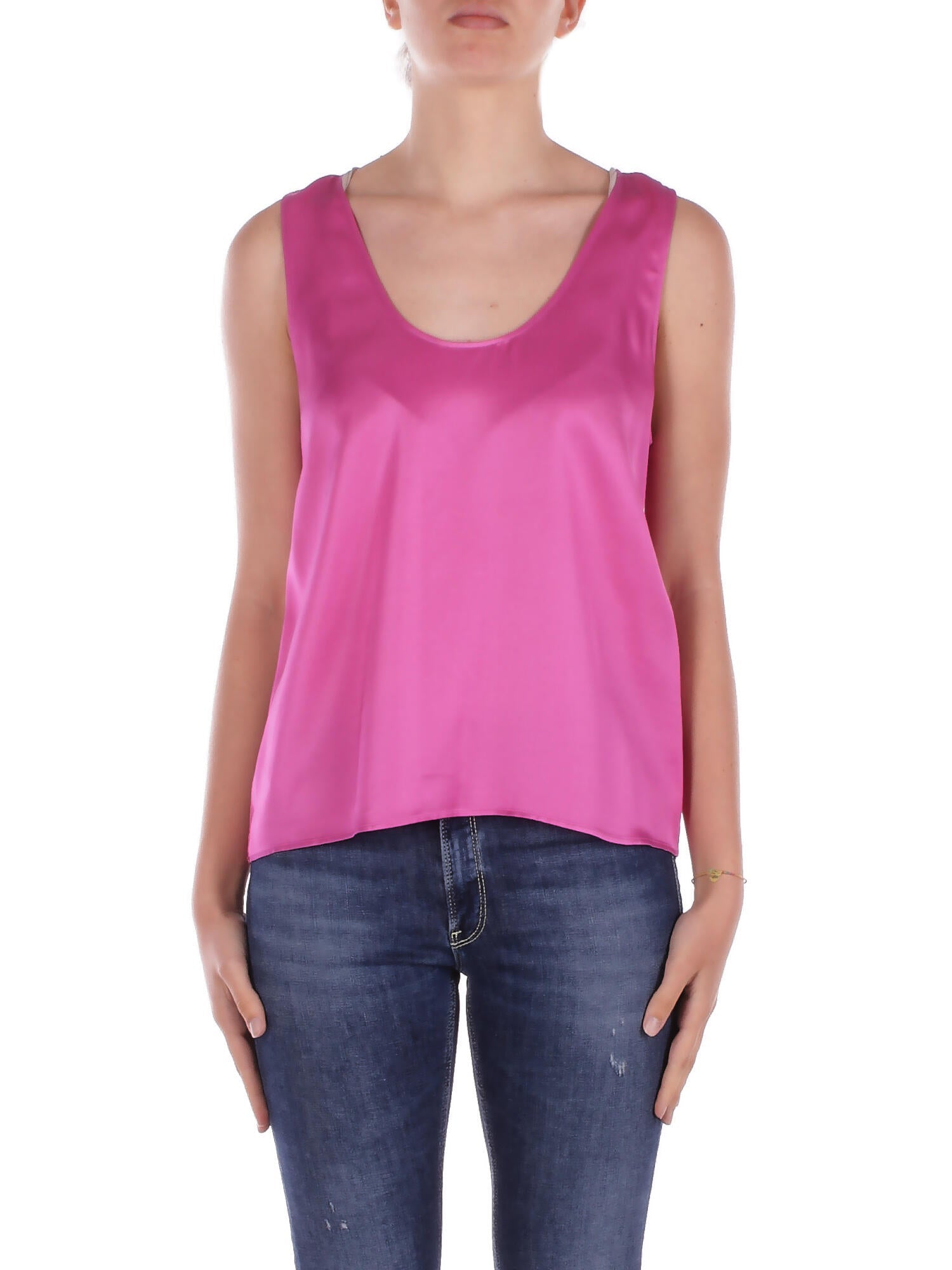 LIU JO Donna Canotta CA5244T2571 X0450 Top canotta Pink peony