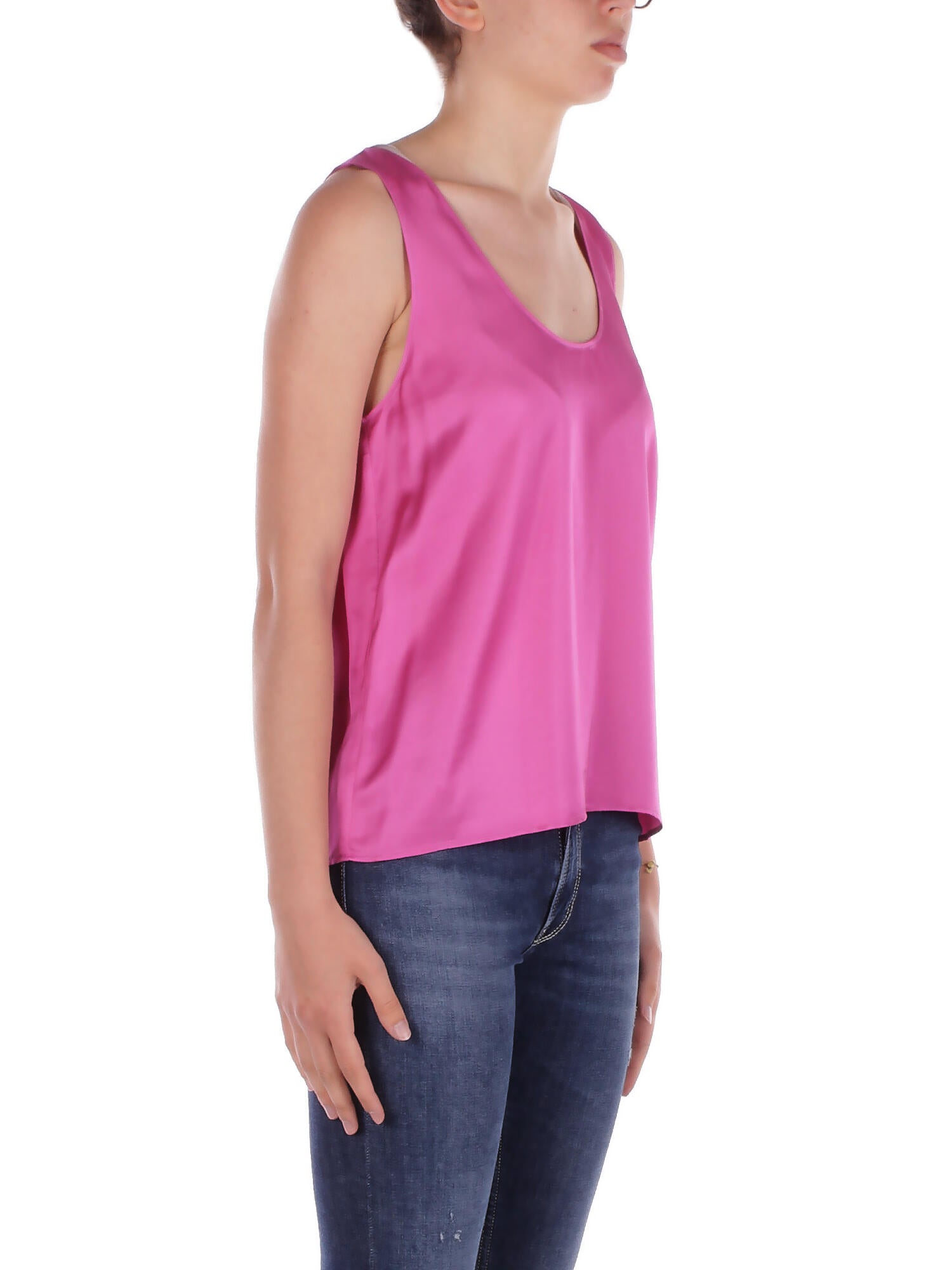 LIU JO Donna Canotta CA5244T2571 X0450 Top canotta Pink peony